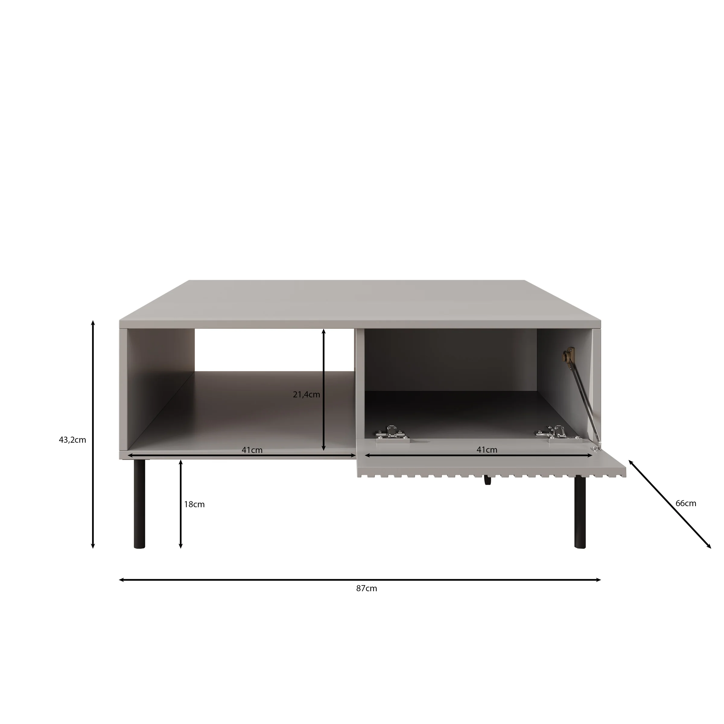 Ilux - Salontafel - Grijs - Image 4