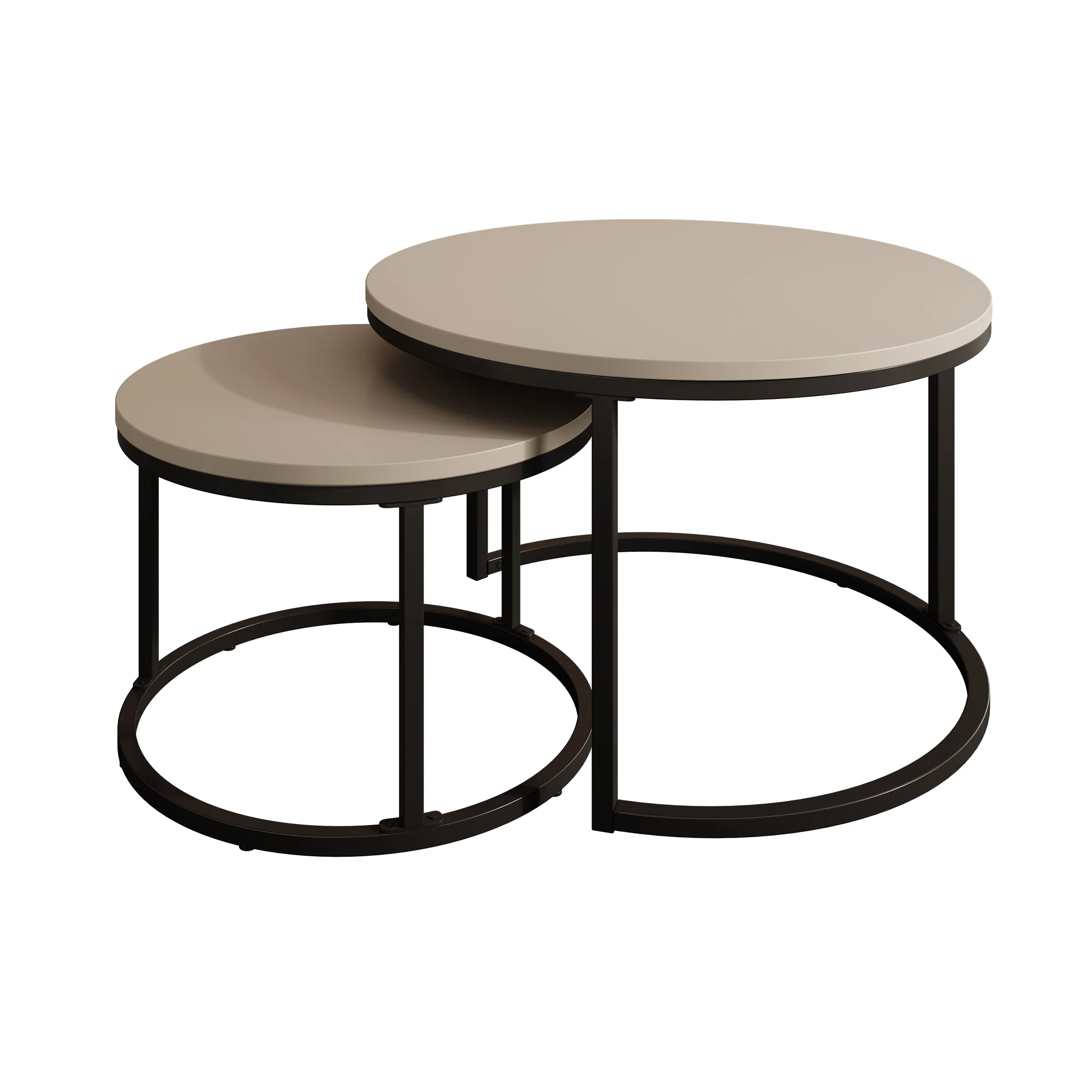 Ovalo - Salontafel set van 2 - Beige - Image 4