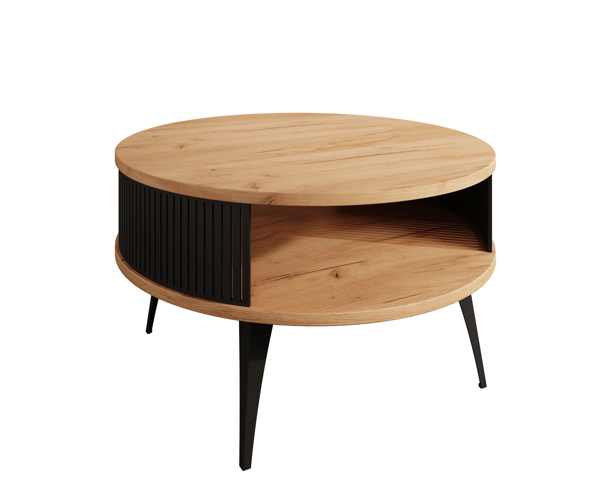 Roslyn - Salontafel - Eiken - 75x75x44 cm - Image 4