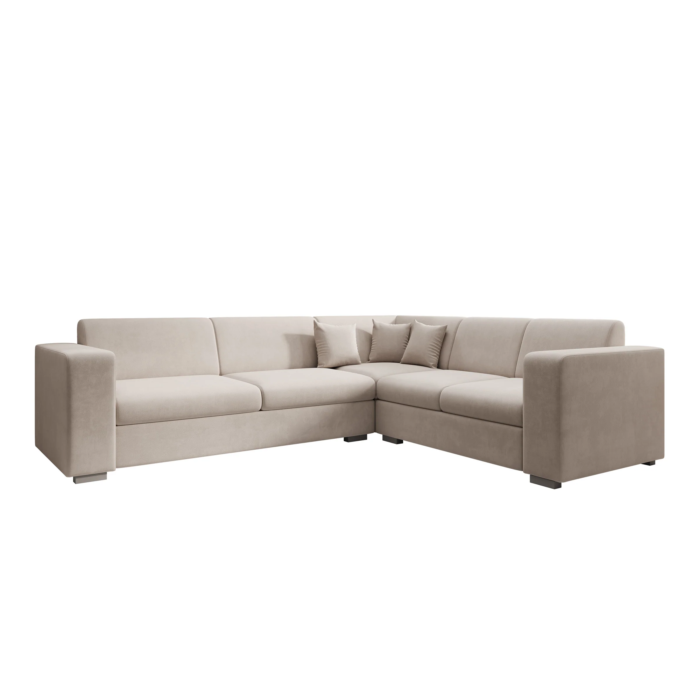 Santana - Hoekbank 4-zits - Stof beige - Rechts - Image 6