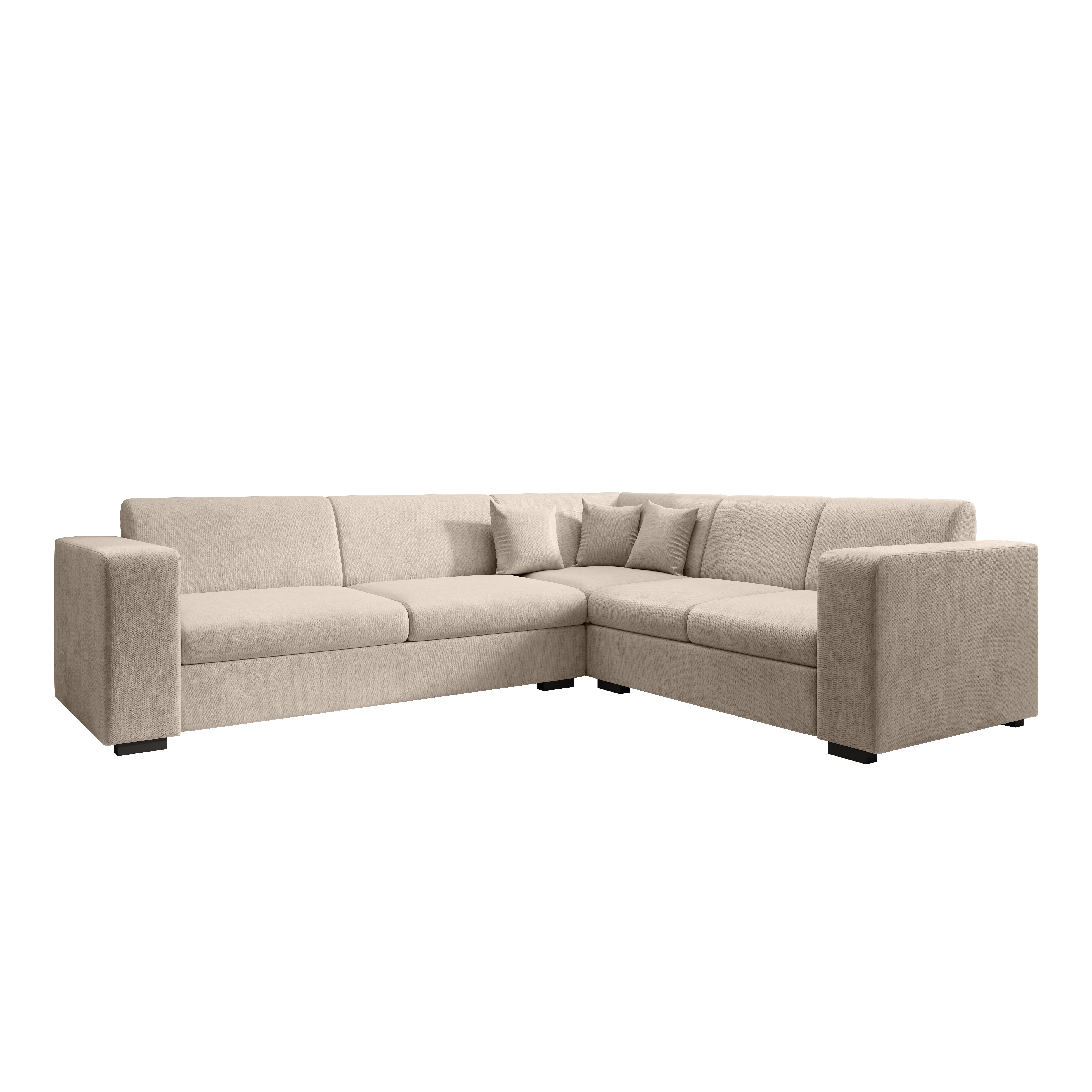 Santana - Hoekbank 4-zits - Velvet beige - Rechts - Image 6