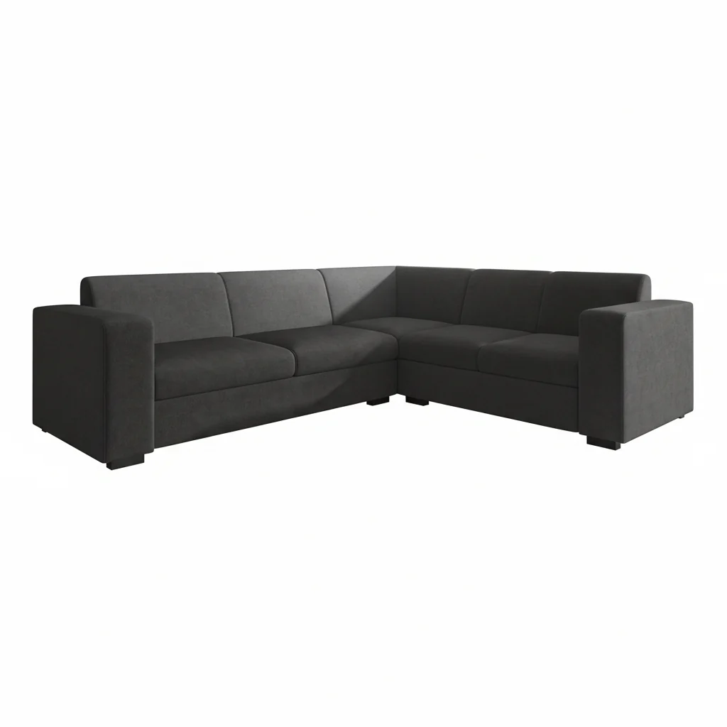 Santana - Hoekbank 4-zits - Velvet grijs - Links - 270x23x78 cm - Image 5