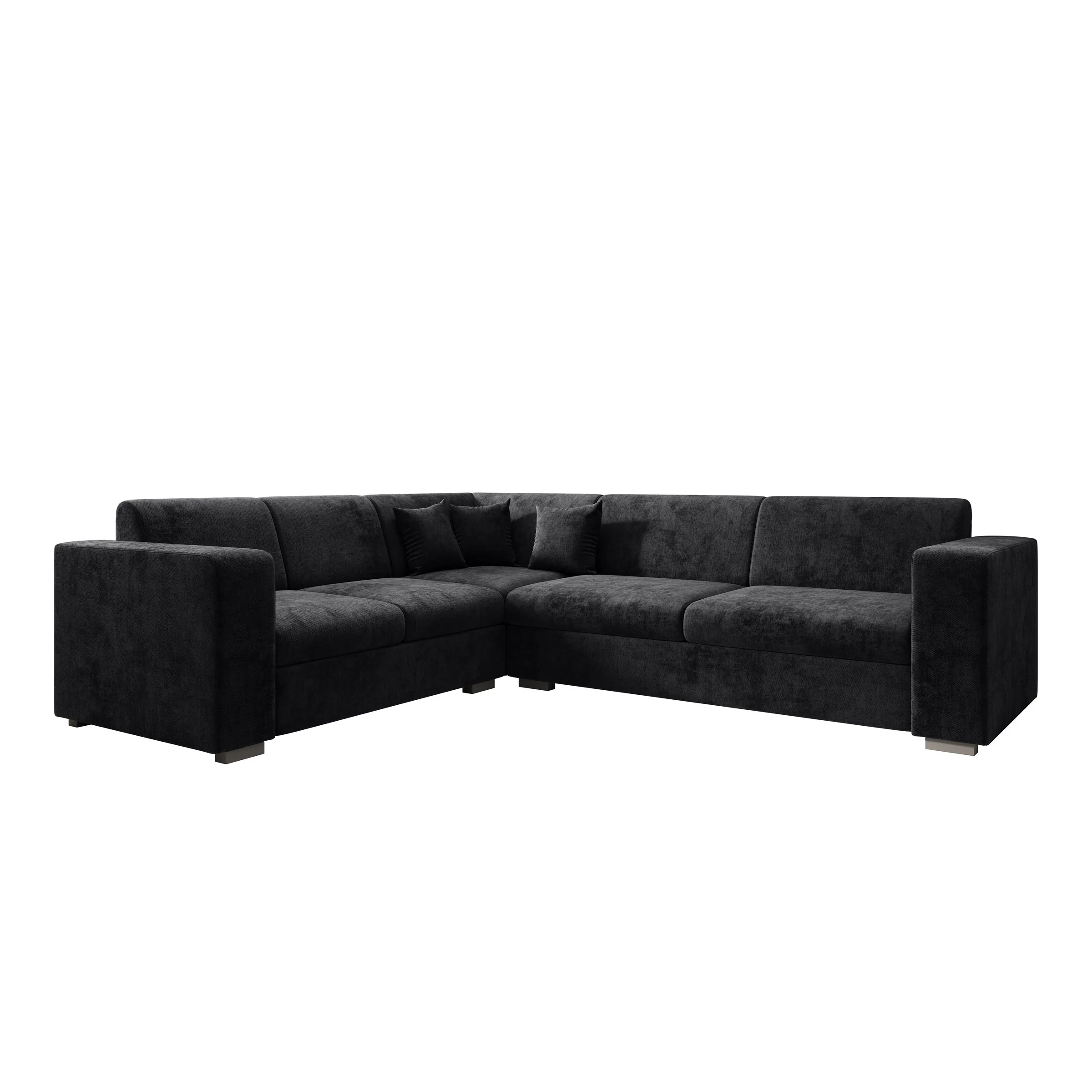 Santana - Hoekbank 4-zits - Velvet zwart - Links - Image 6