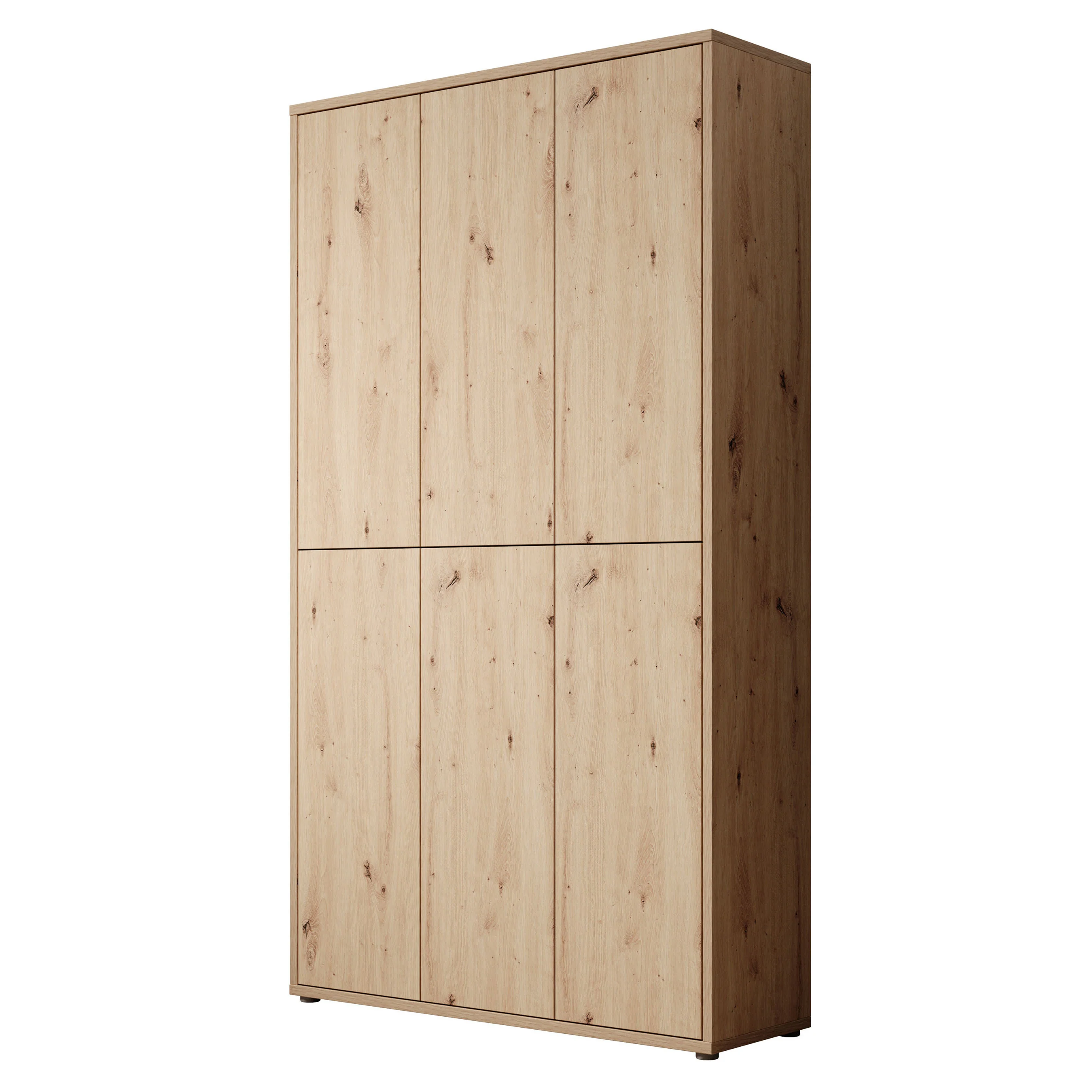 Amber - Schoenenkast 18 vakken - Eiken - 109x35x192 cm - Image 6