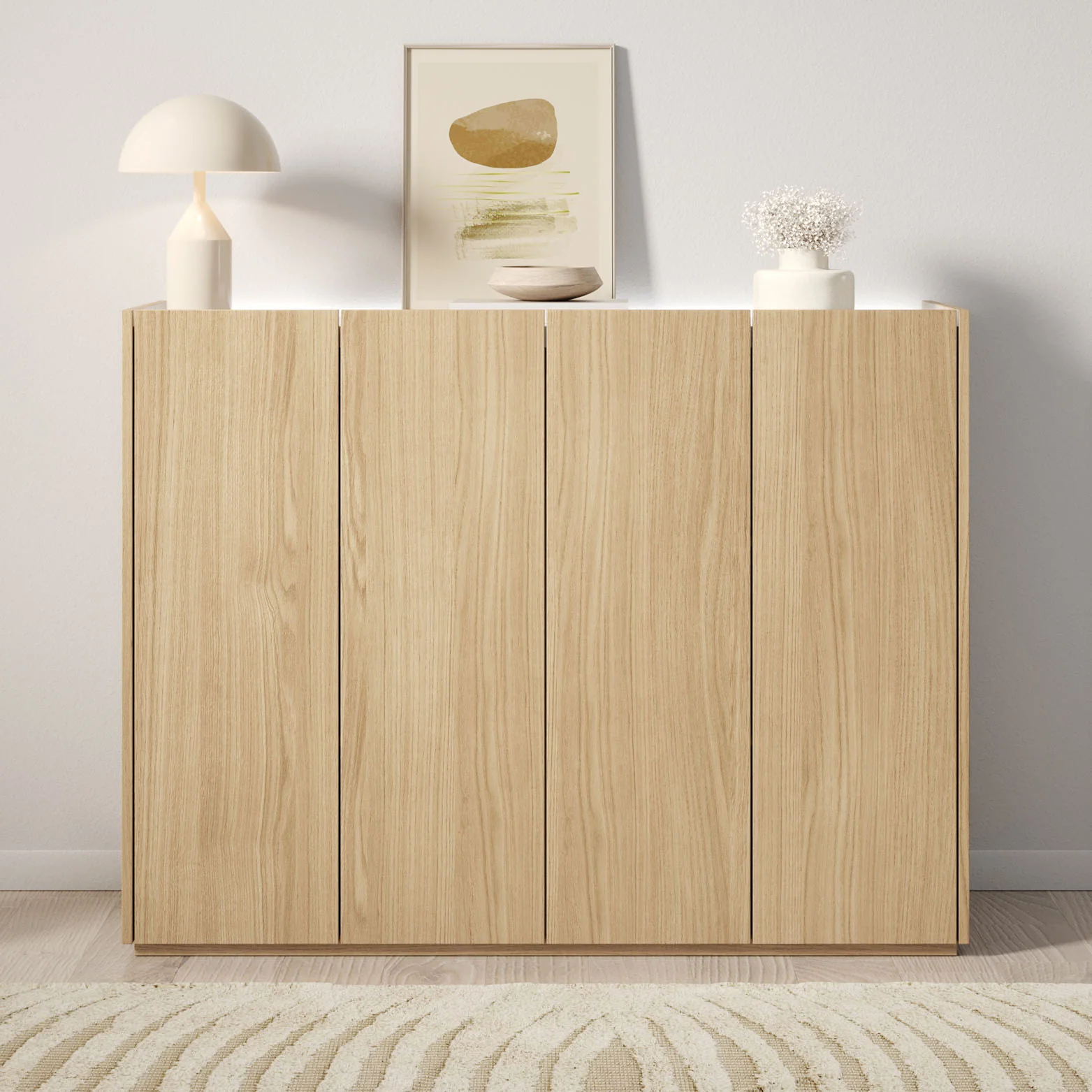 Encore - Schoenenkast met 6 vakken - Eiken - 126x40x95 cm - Image 3
