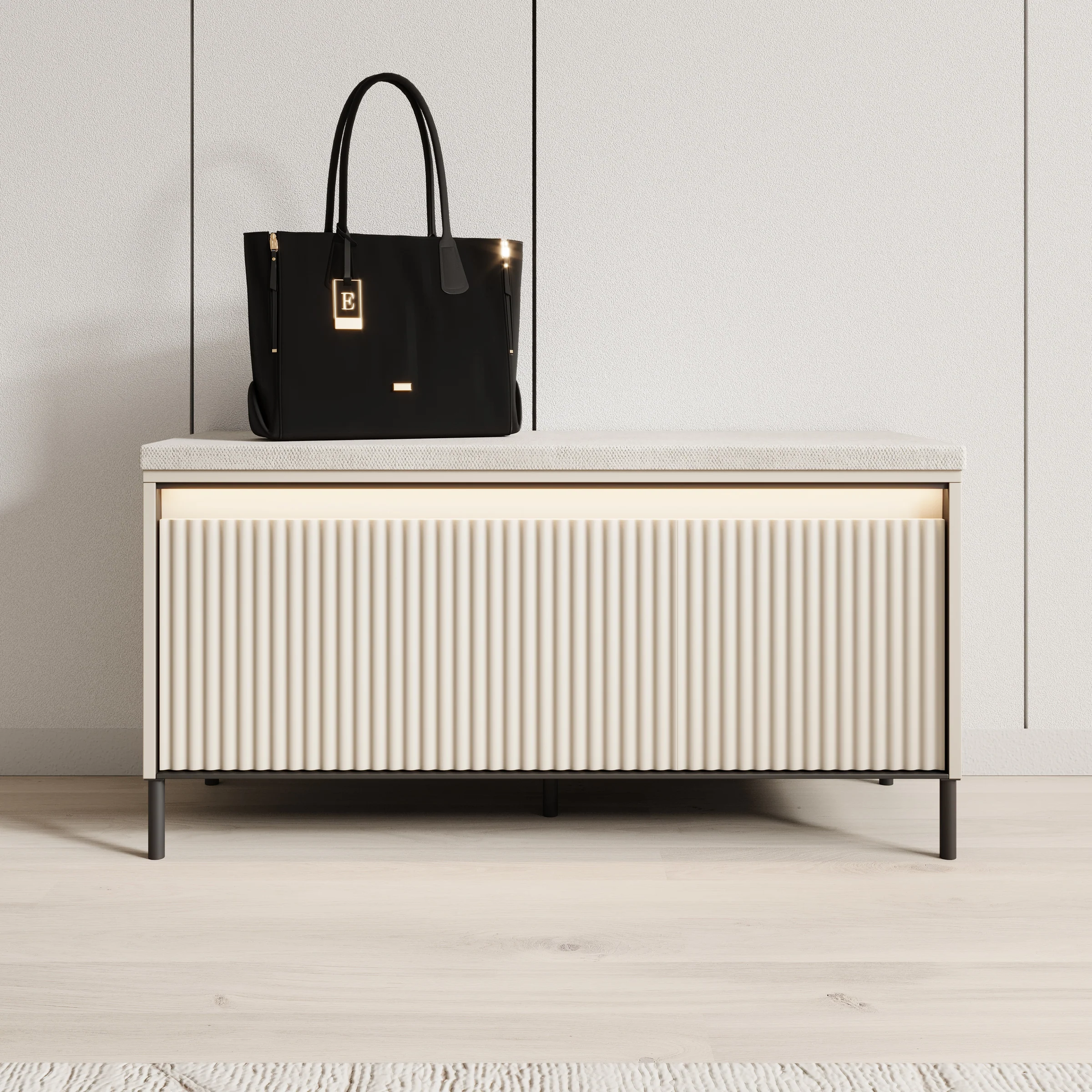 Timoteo - Schoenenkast - Beige - 101x38x51 cm - Image 3