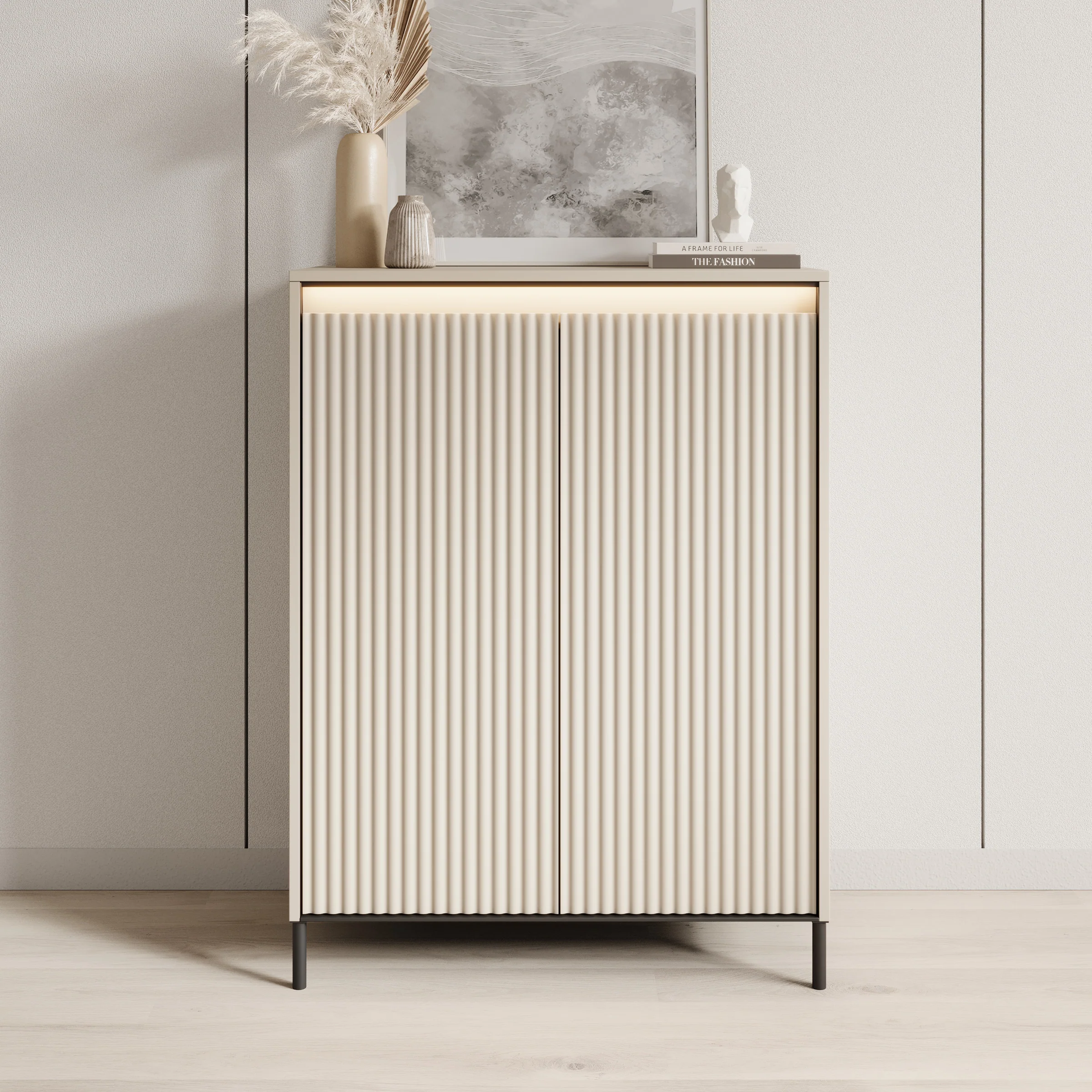 Timoteo - Schoenenkast - Beige - 78x40x105 cm - Image 3