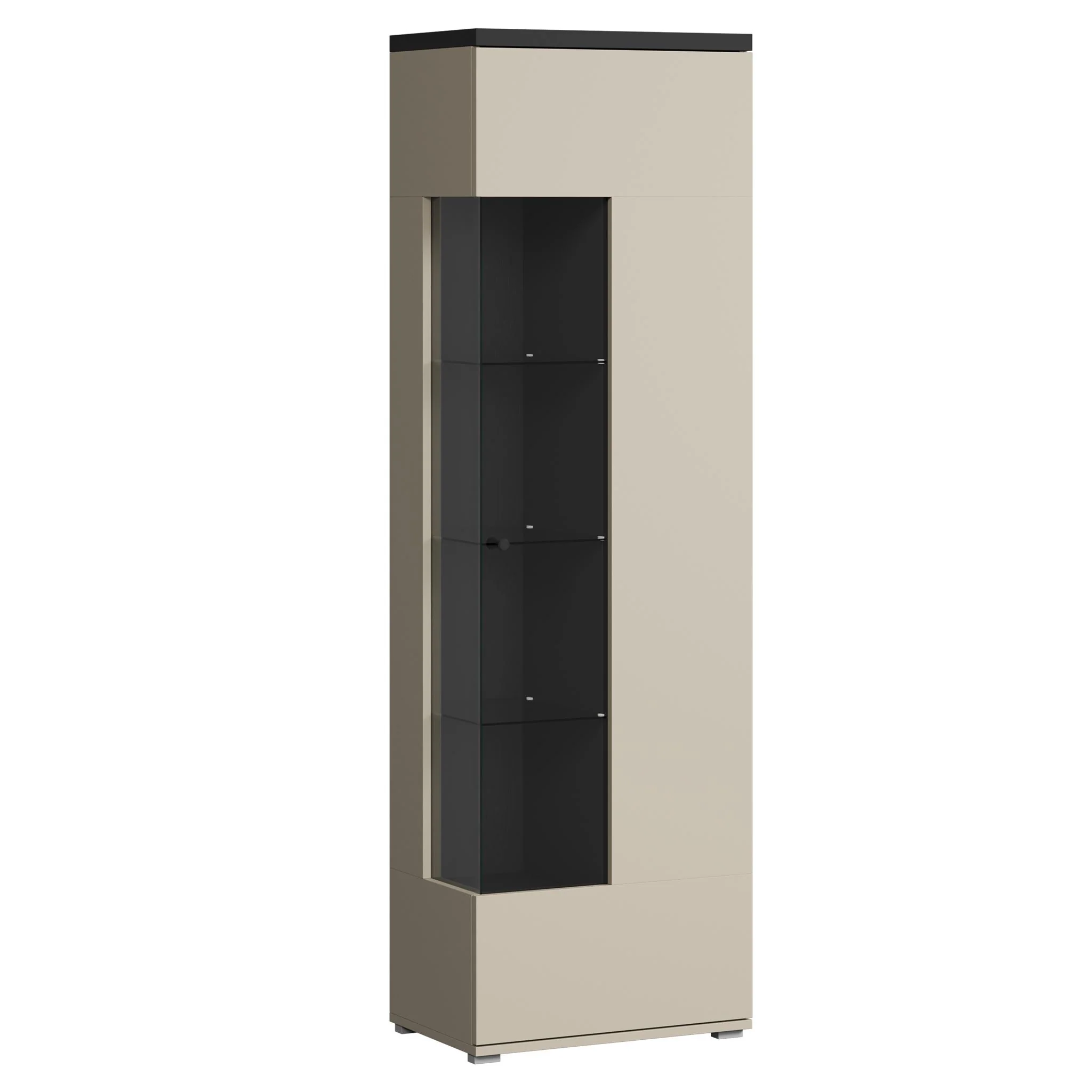 Sekai - Vitrinekast - Beige - 55x36x180 cm - Image 6