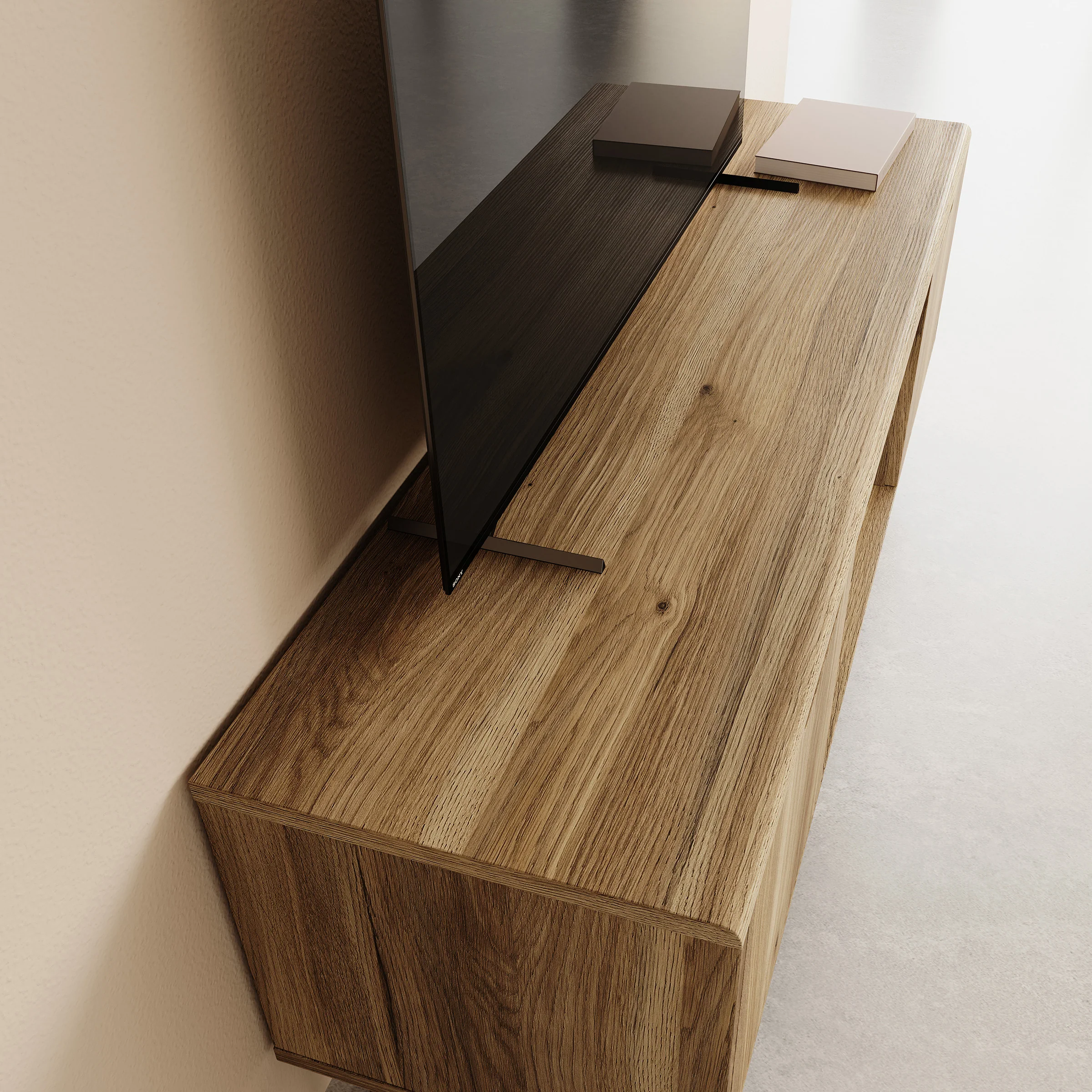 Selwood - TV-Meubel - Eikenpatroon - 154x43x58 cm - Image 5