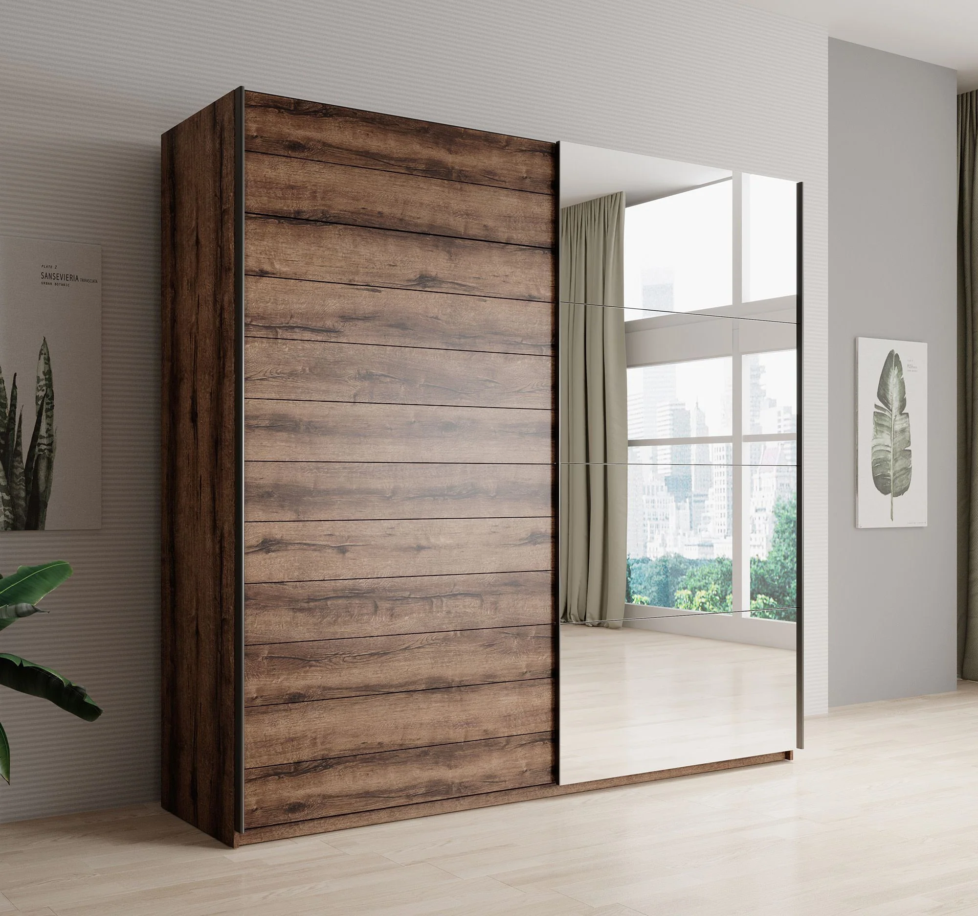 Brown 2 - Slaapkamer - Zwart - Eiken 180 - Groot - Image 12