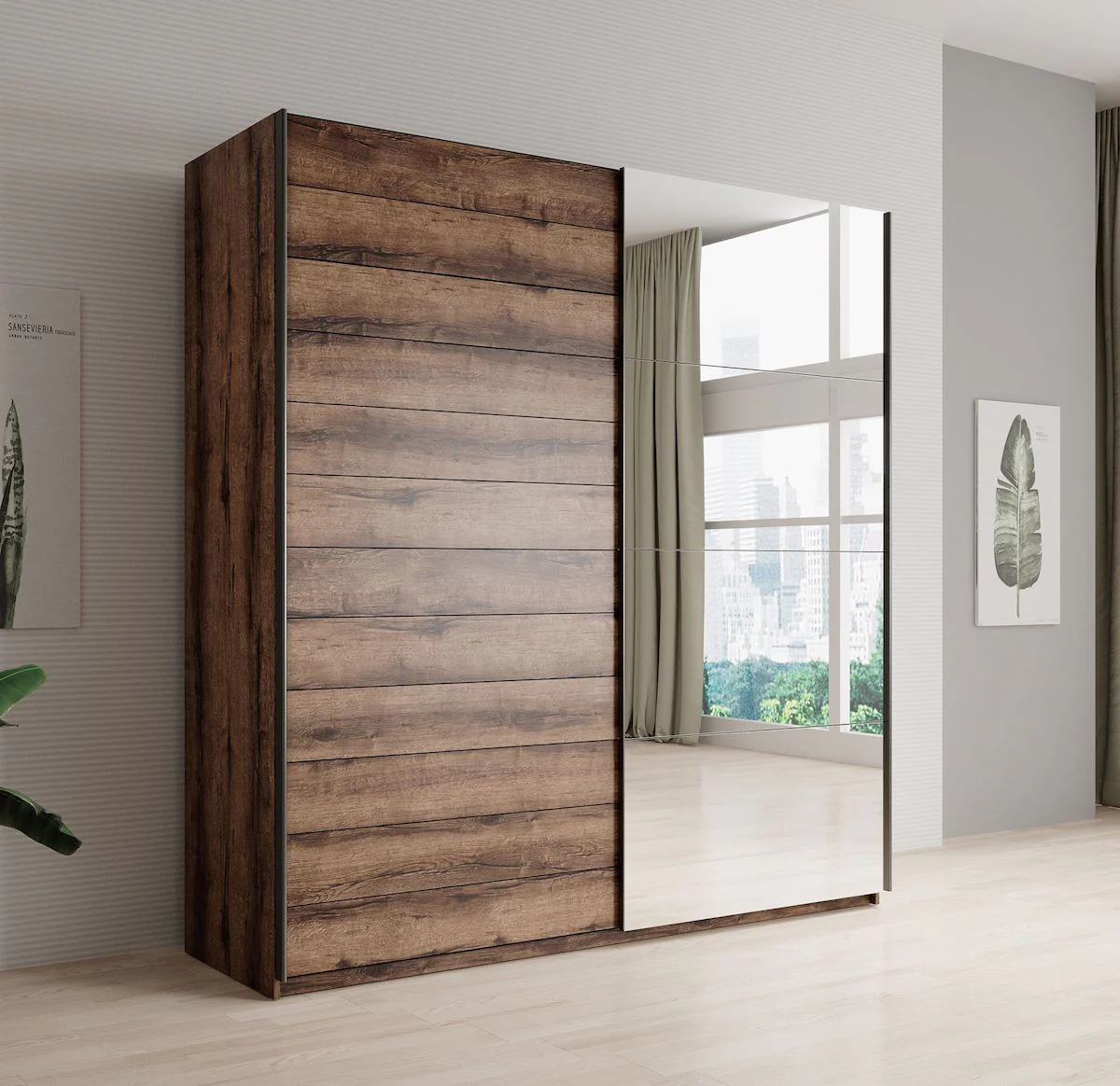 Brown - Slaapkamer - Zwart - Eiken 180 - klein - Image 12