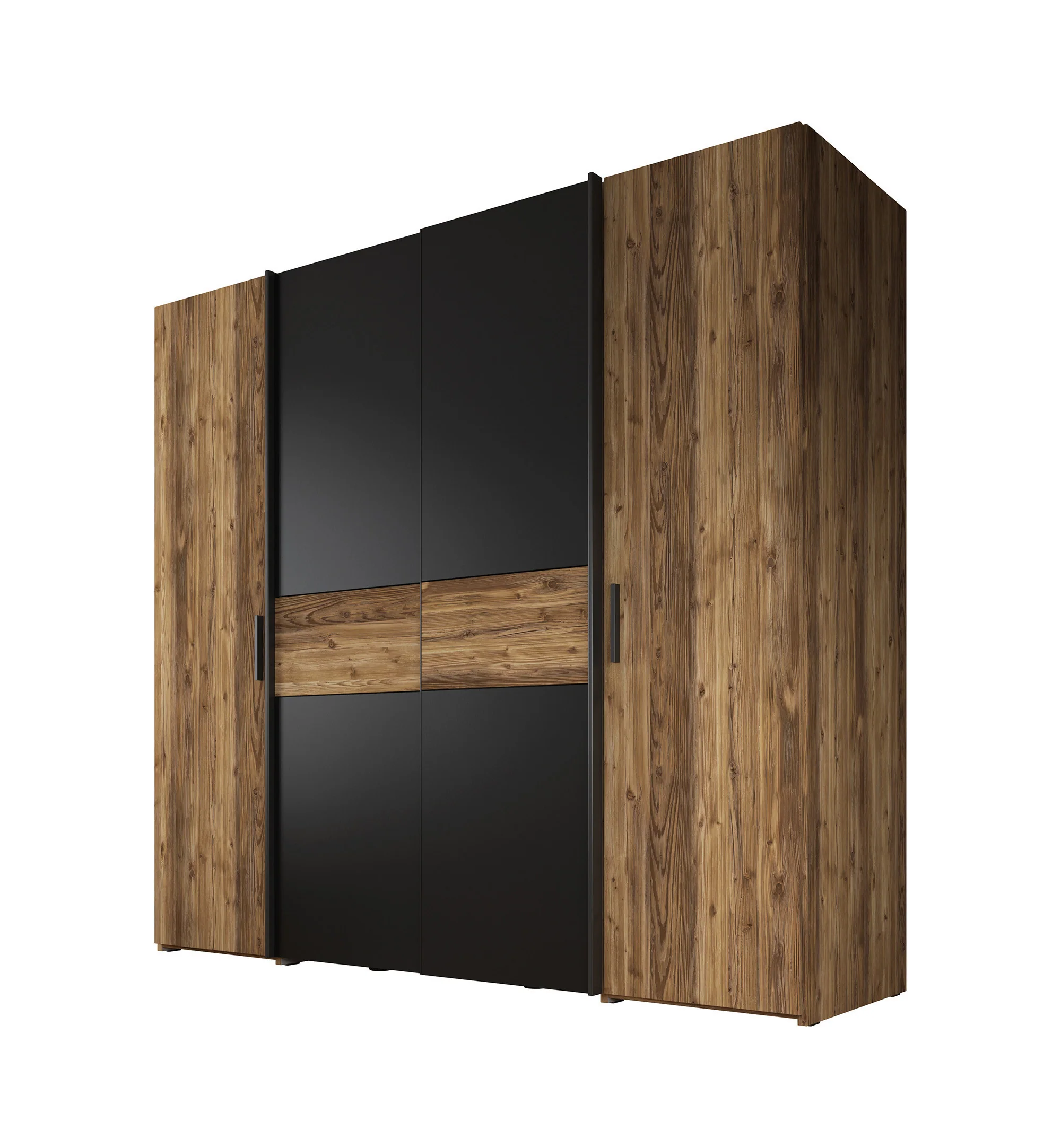 Jacob - Slaapkamer - Zwart/Eiken - 180x200 cm - Klein - Image 12