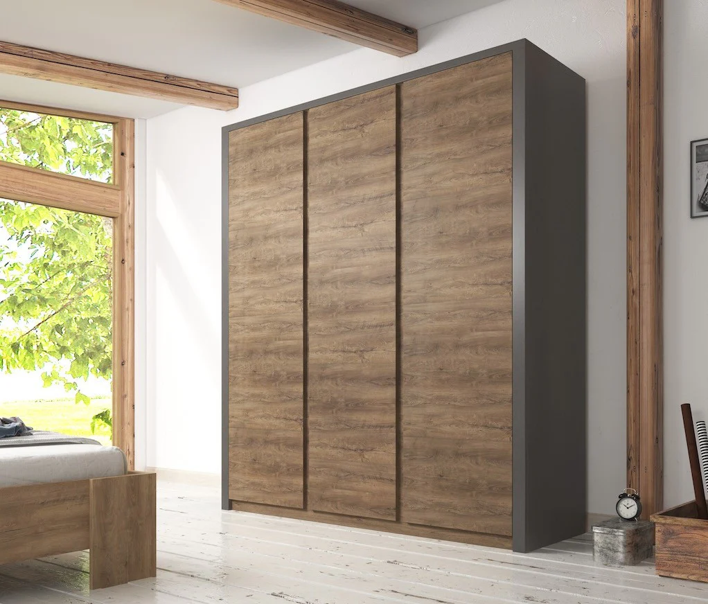 Monaco - Slaapkamer - Eiken/Grijs - 160x200 cm - Groot - Image 6