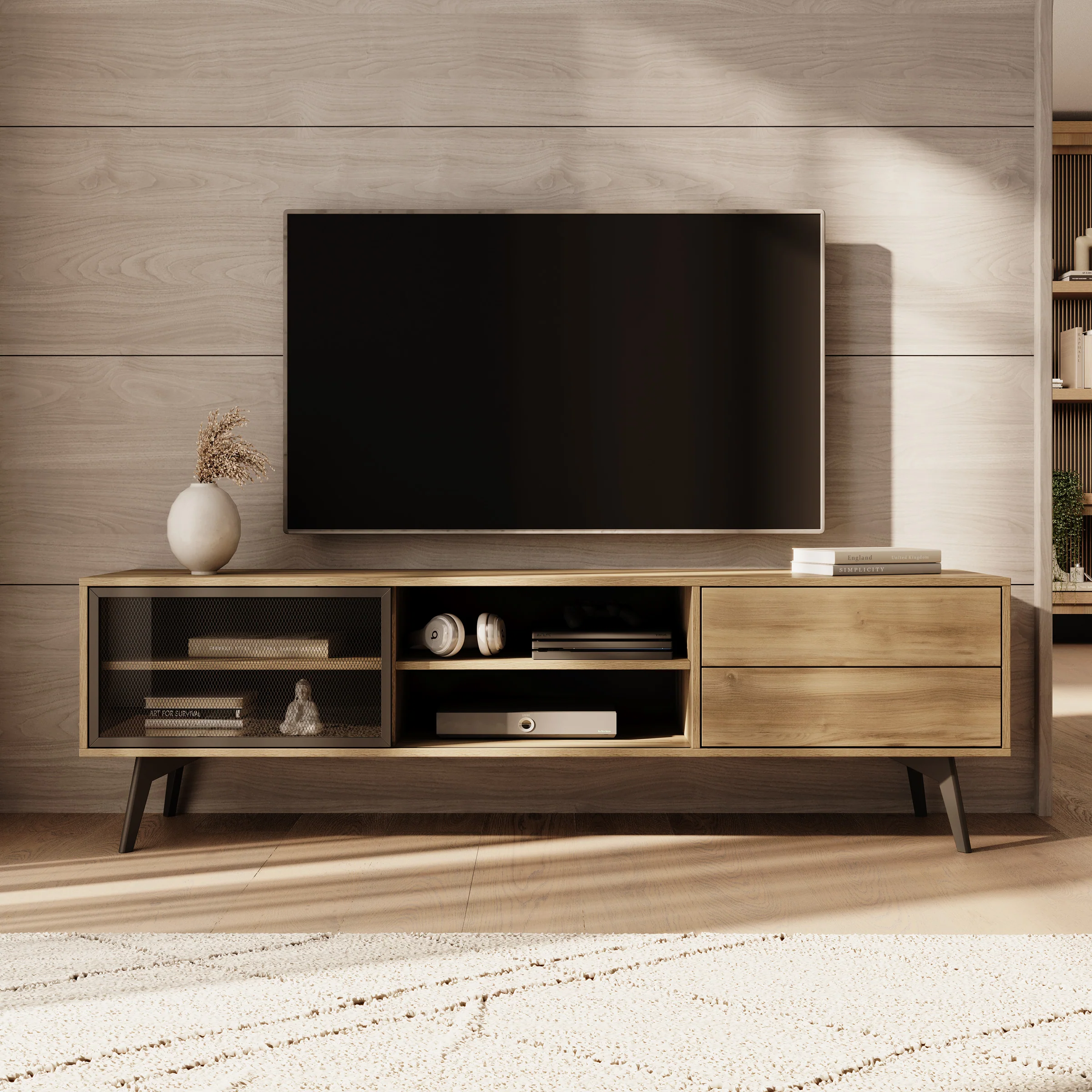 Spa - TV-Meubel - Eiken - 180 cm - Image 2
