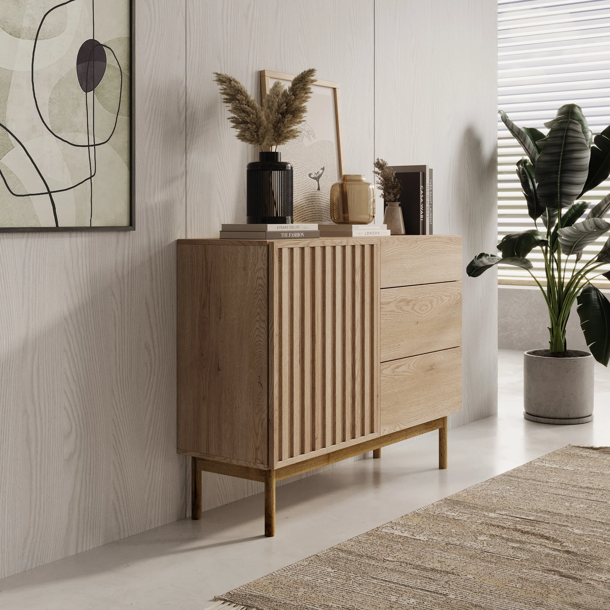 Storm 2 - Dressoir - Eiken - 106x37x84 cm - Image 4