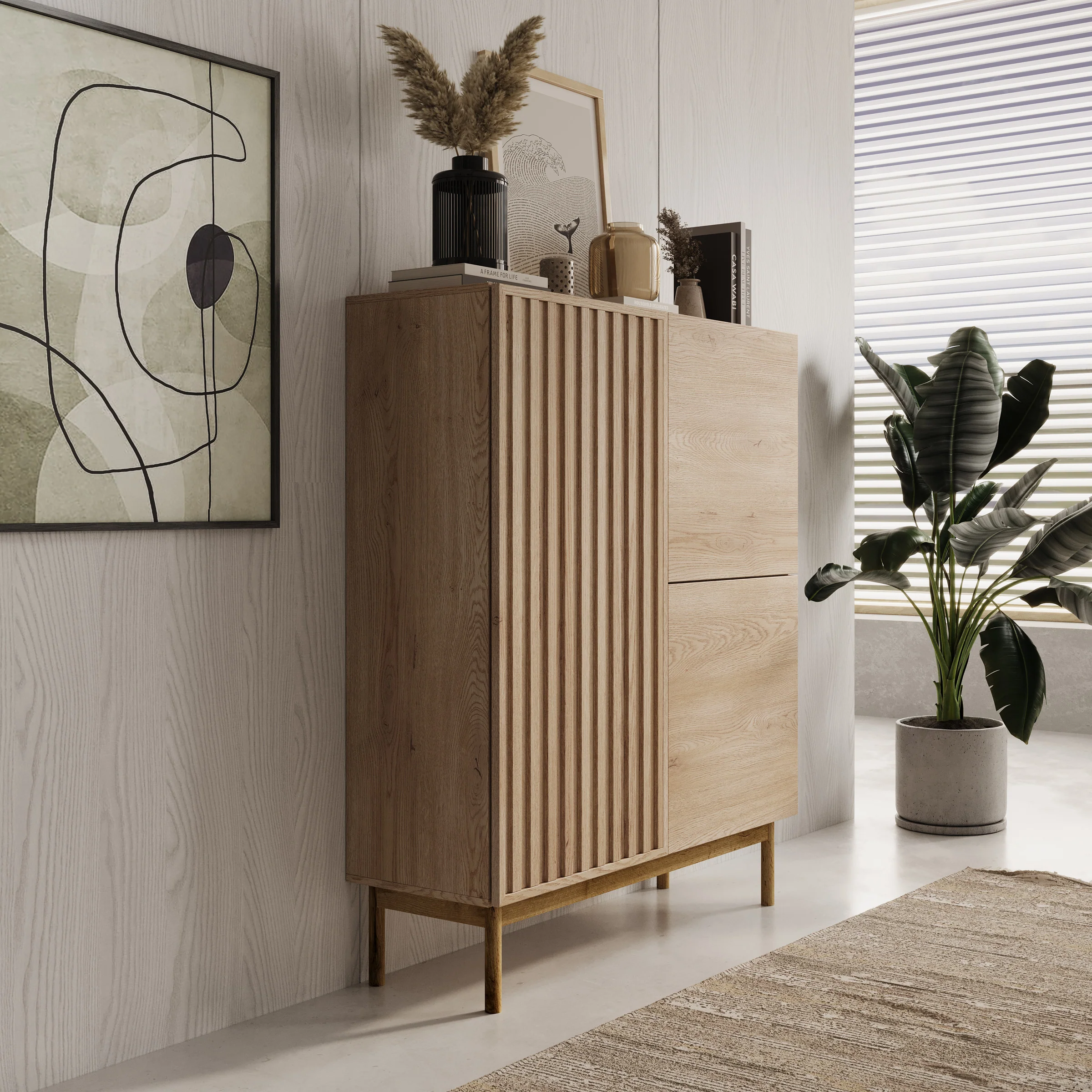 Storm - Dressoir - Eiken - 106x37x130 cm - Image 4