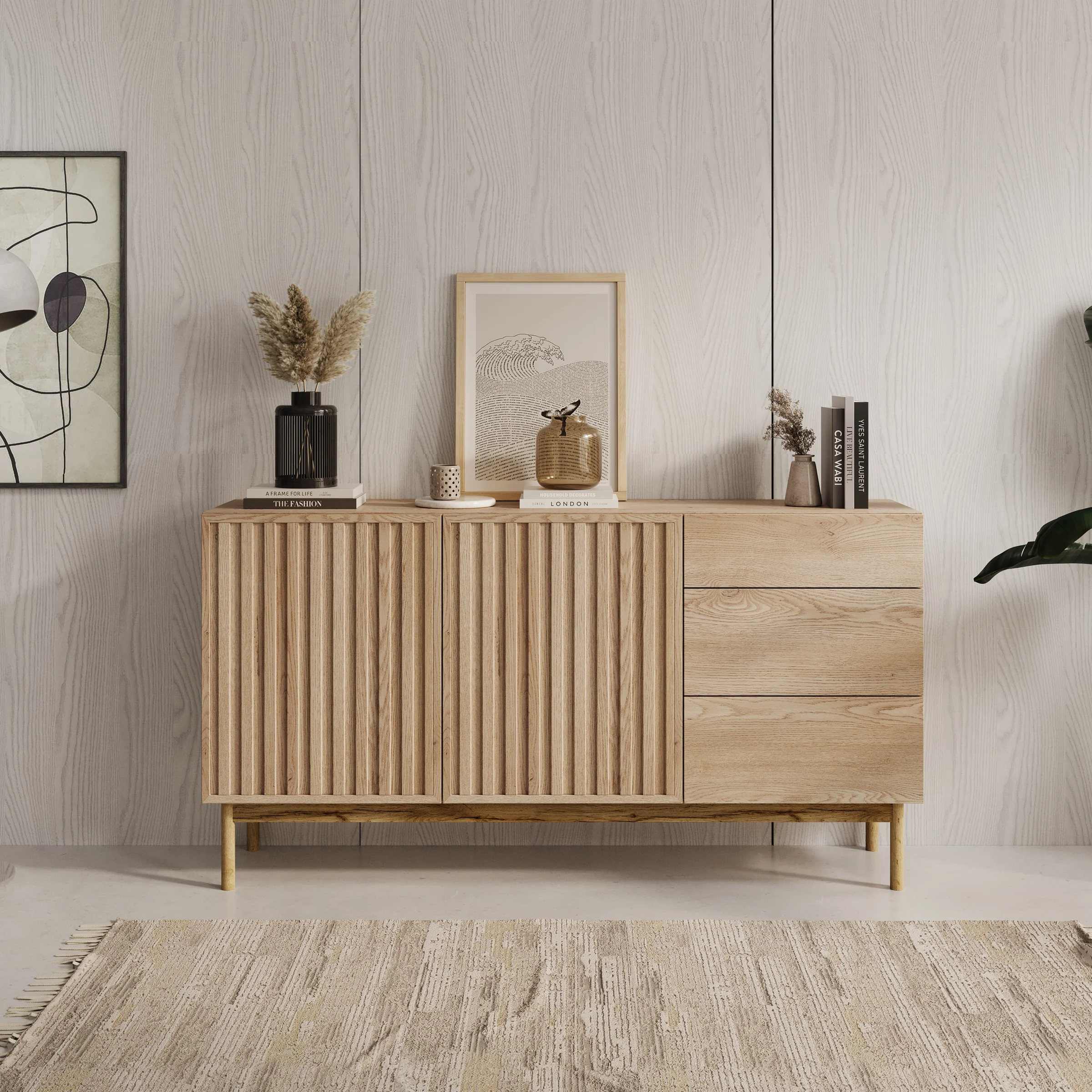 Storm - Dressoir - Eiken - 159x37x84 cm - Image 3