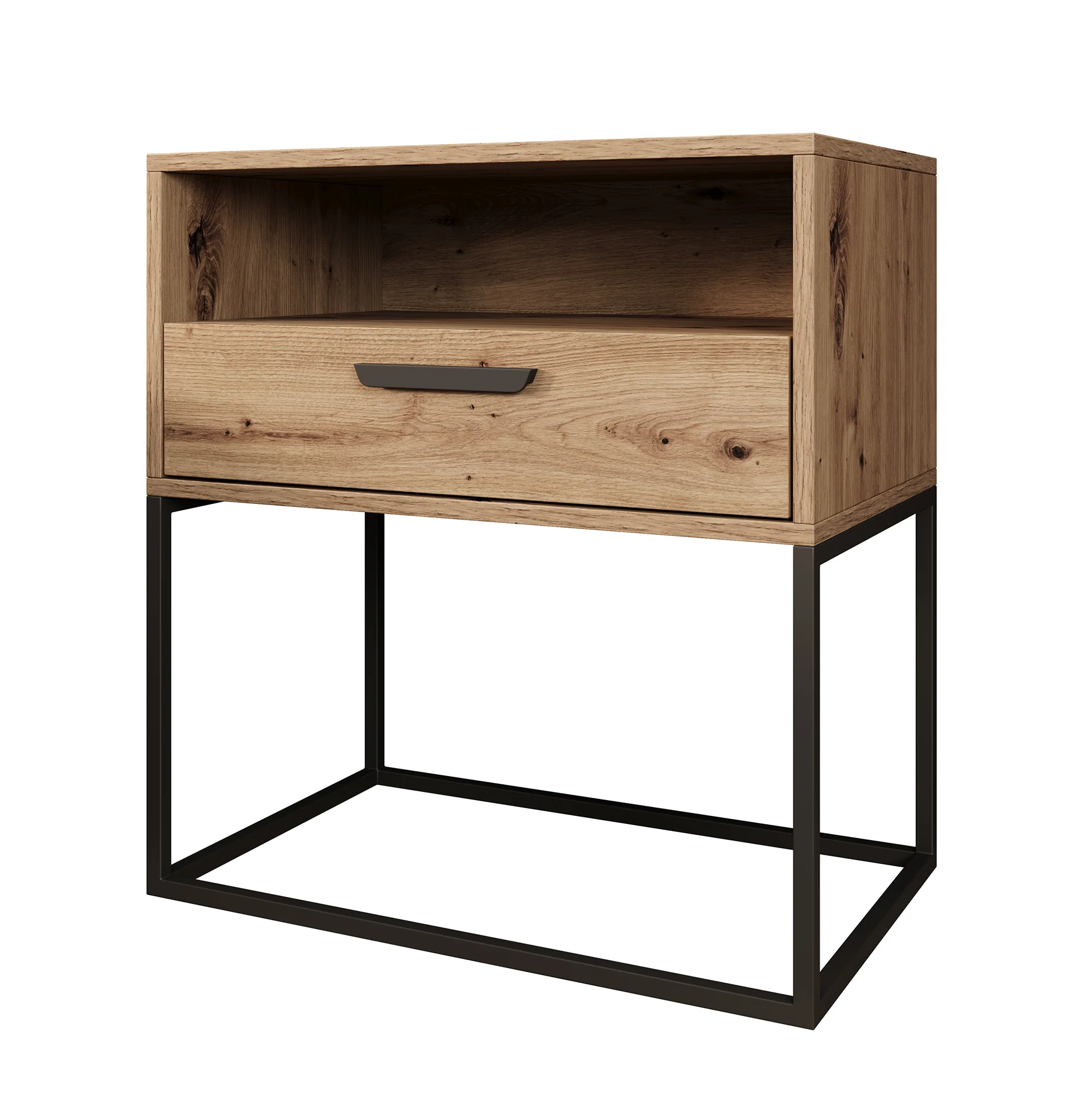 Sylvester 4 - Nachtkastje - Eiken - 60x39x65 cm - Image 5