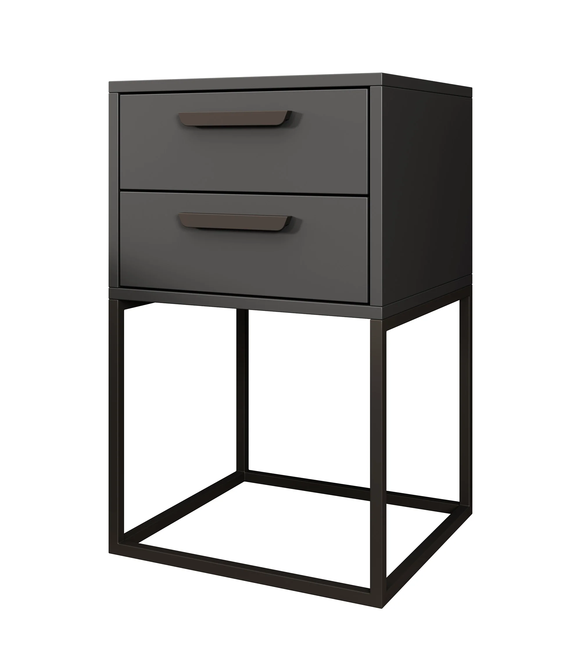 Sylvester 8 - Nachtkastje - Antraciet - 40x39x65 cm - Image 5