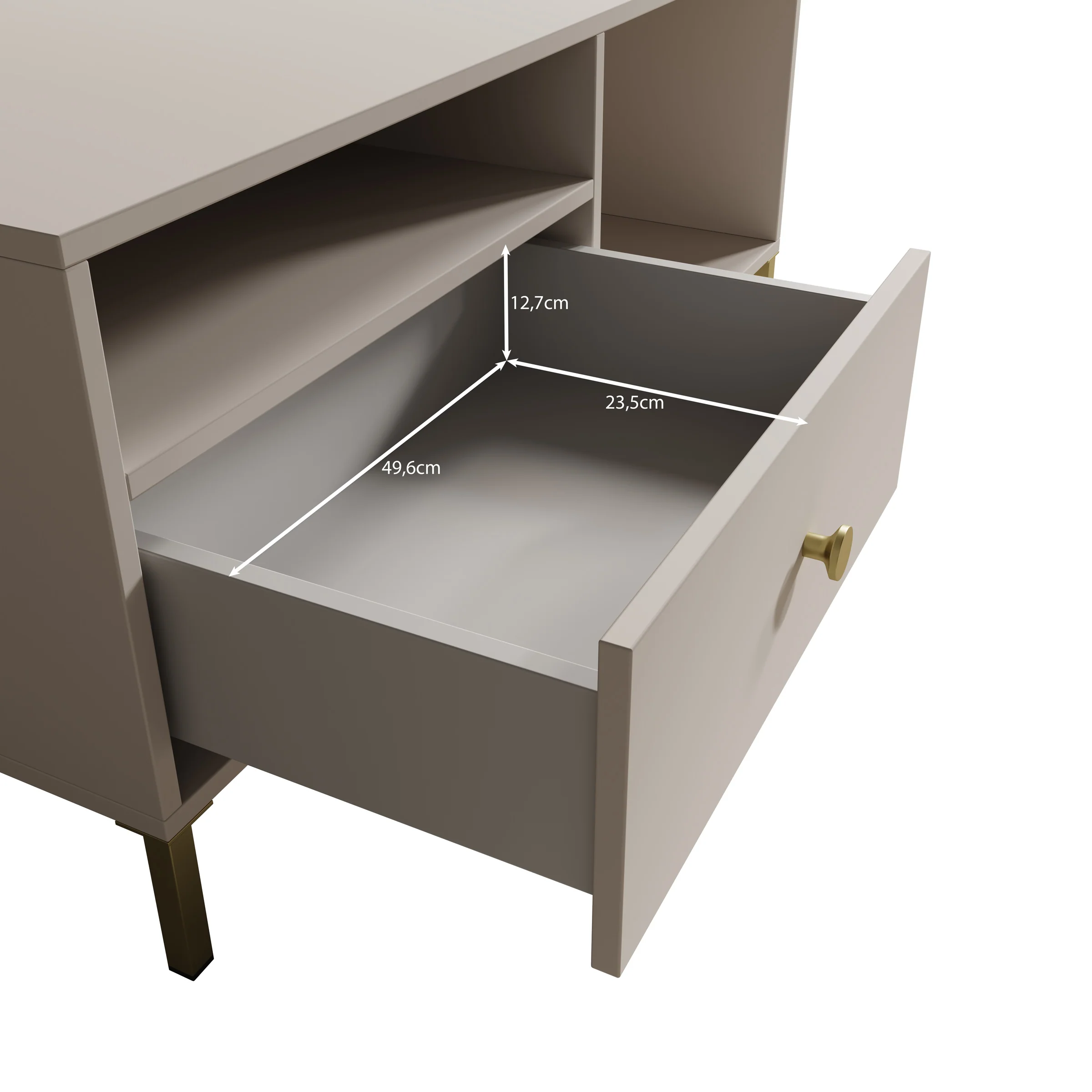 Syran - Salontafel - Beige - 110x60x48 cm - Image 4