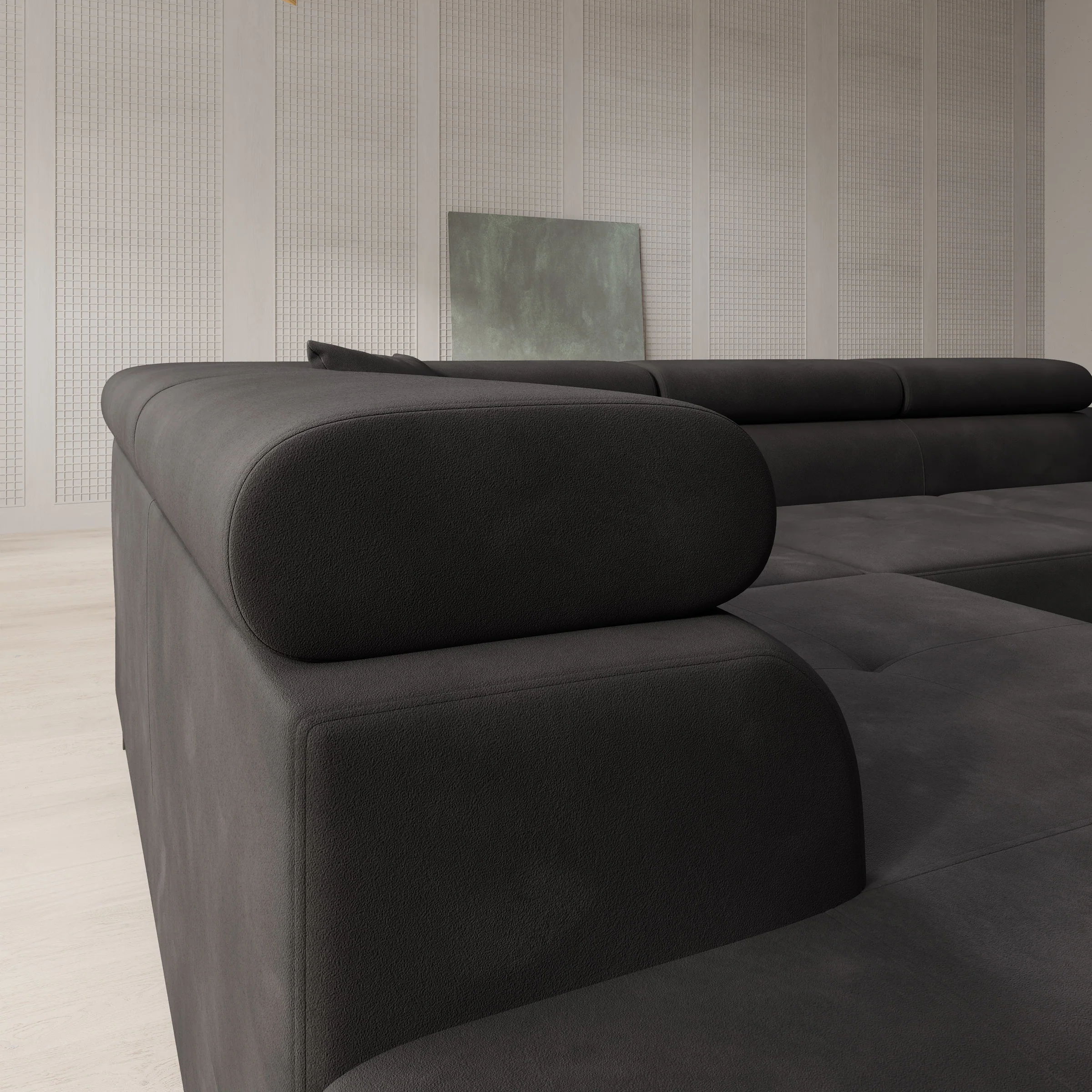 Tacito - Hoekbank 4-zits - Velvet zwart - Links - Image 4