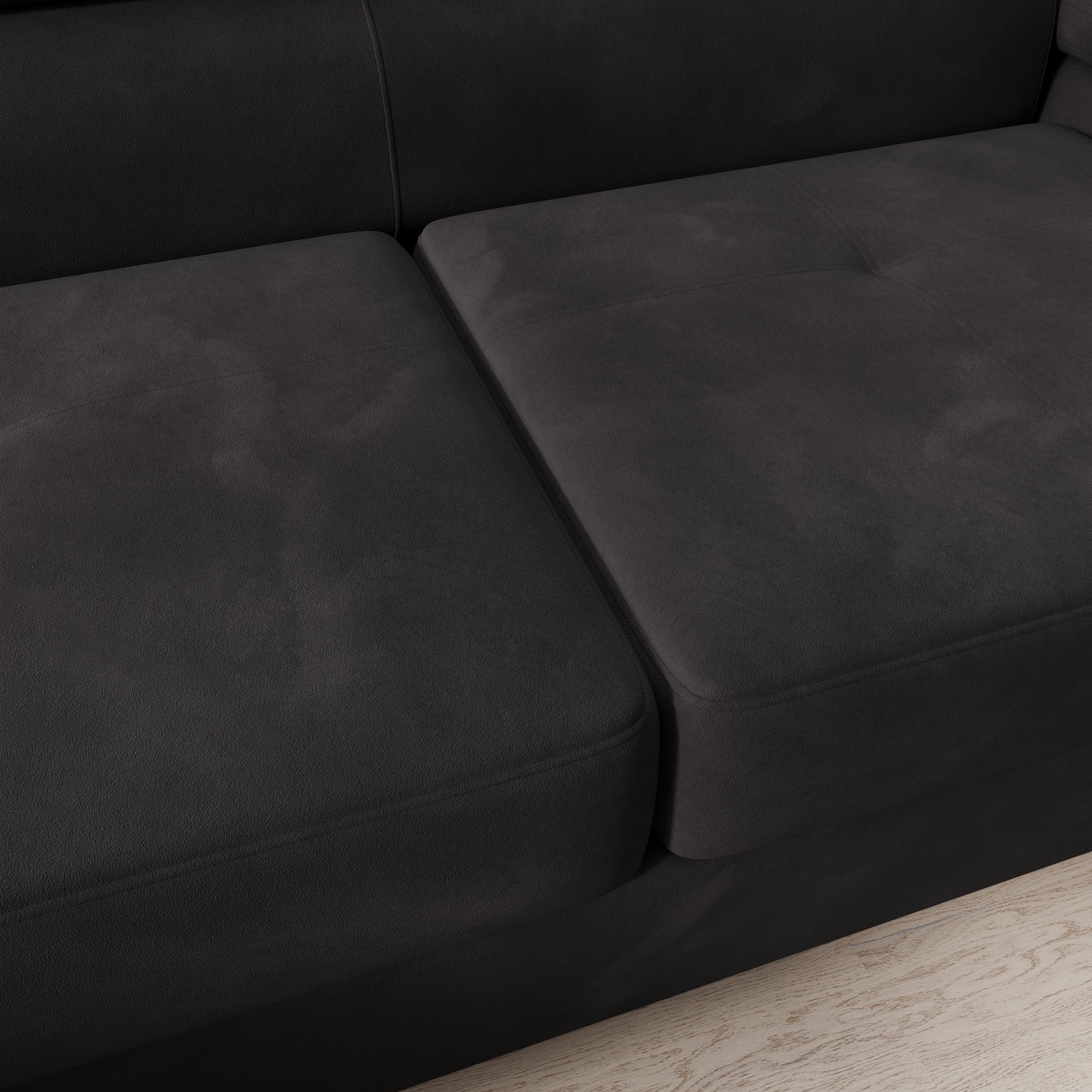 Tacito - Hoekbank 4-zits - Velvet zwart - Links - Image 6