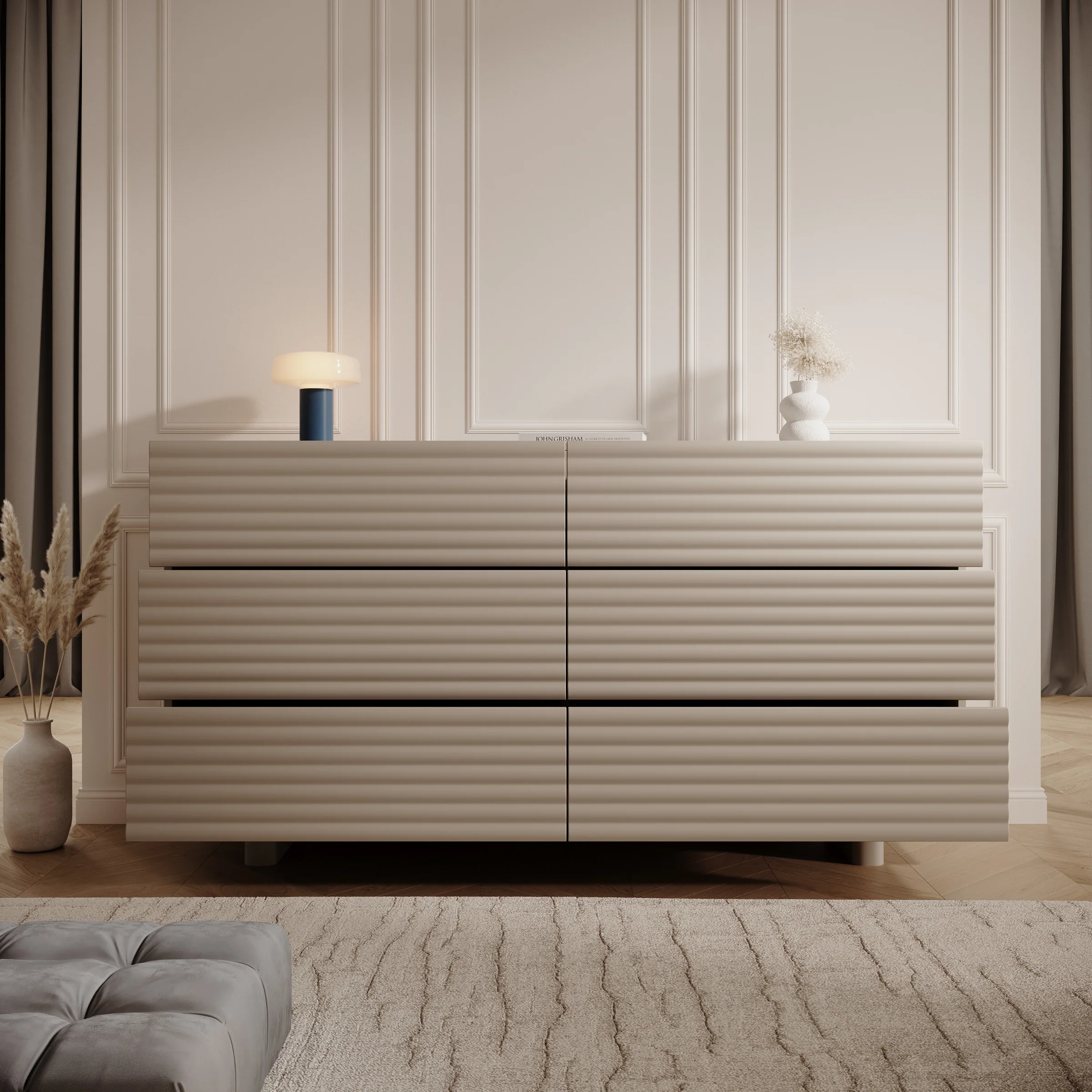 Tactica - Ladekast - Beige - 150x37x81 cm - Image 2