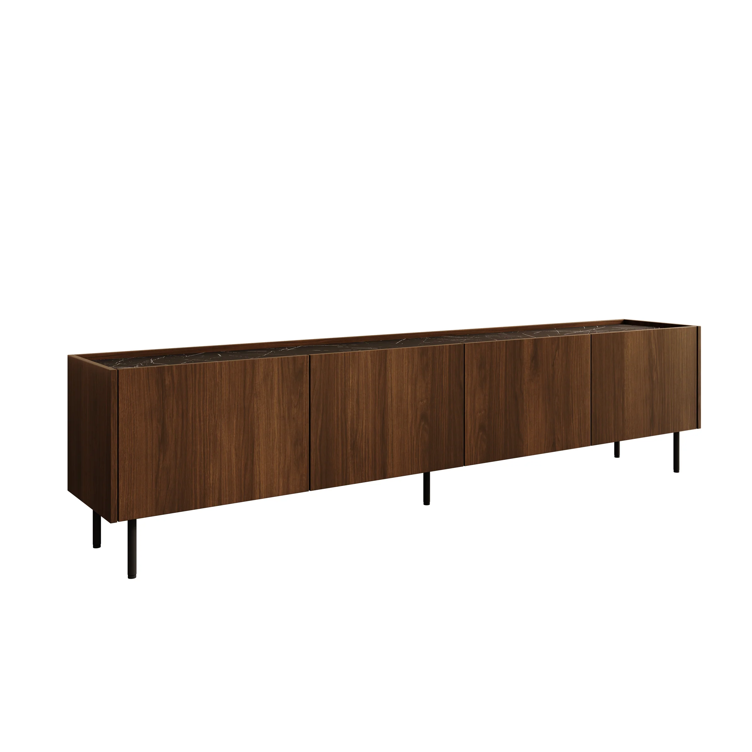 Tahiti - TV-Meubel - Donker eiken - 200x37x50 cm - Image 6