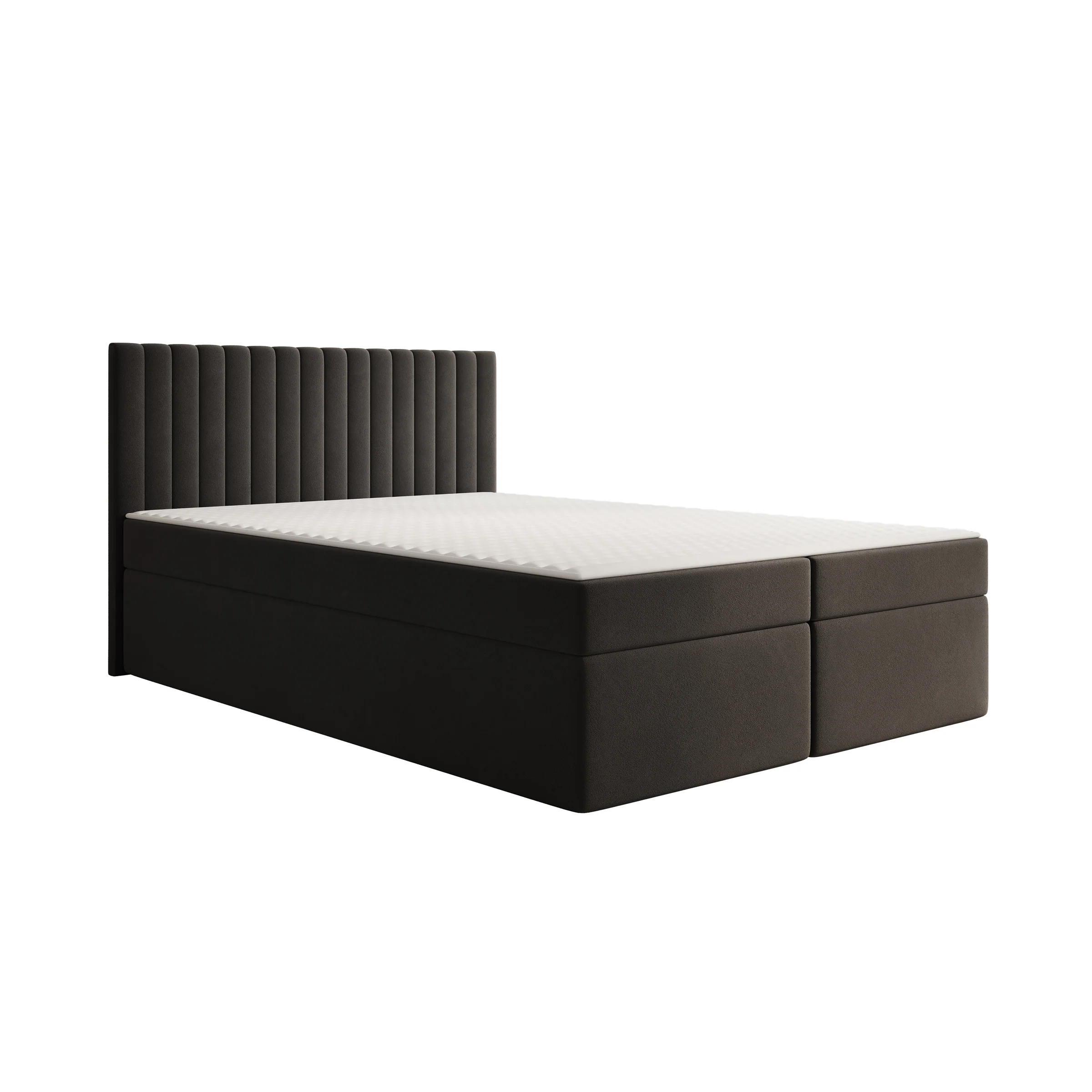 Taiko - Boxspring met opbergruimte - Stof zwart - 140x200 cm - Image 5