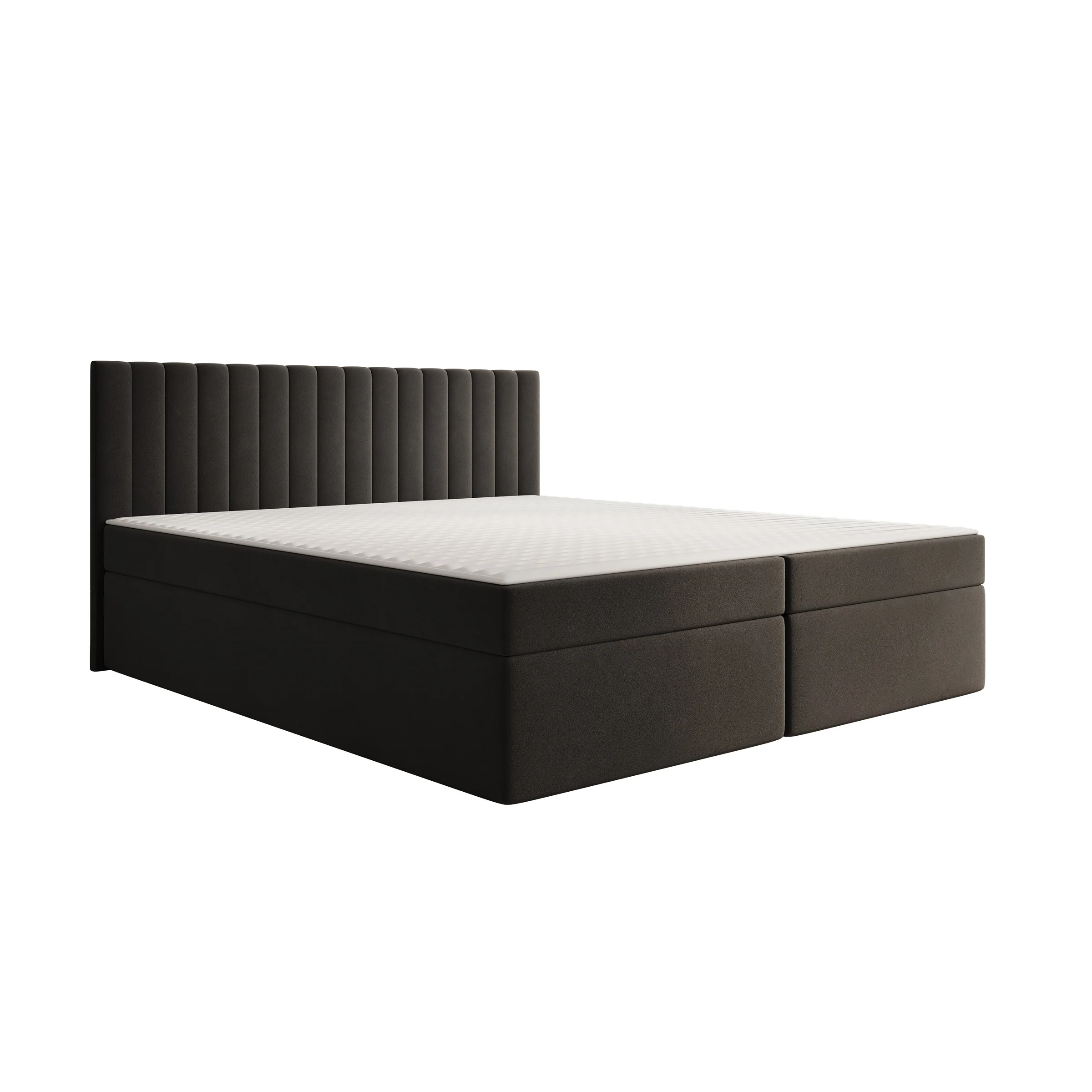 Taiko - Boxspring met opbergruimte - Stof zwart - 180x200 cm - Image 5