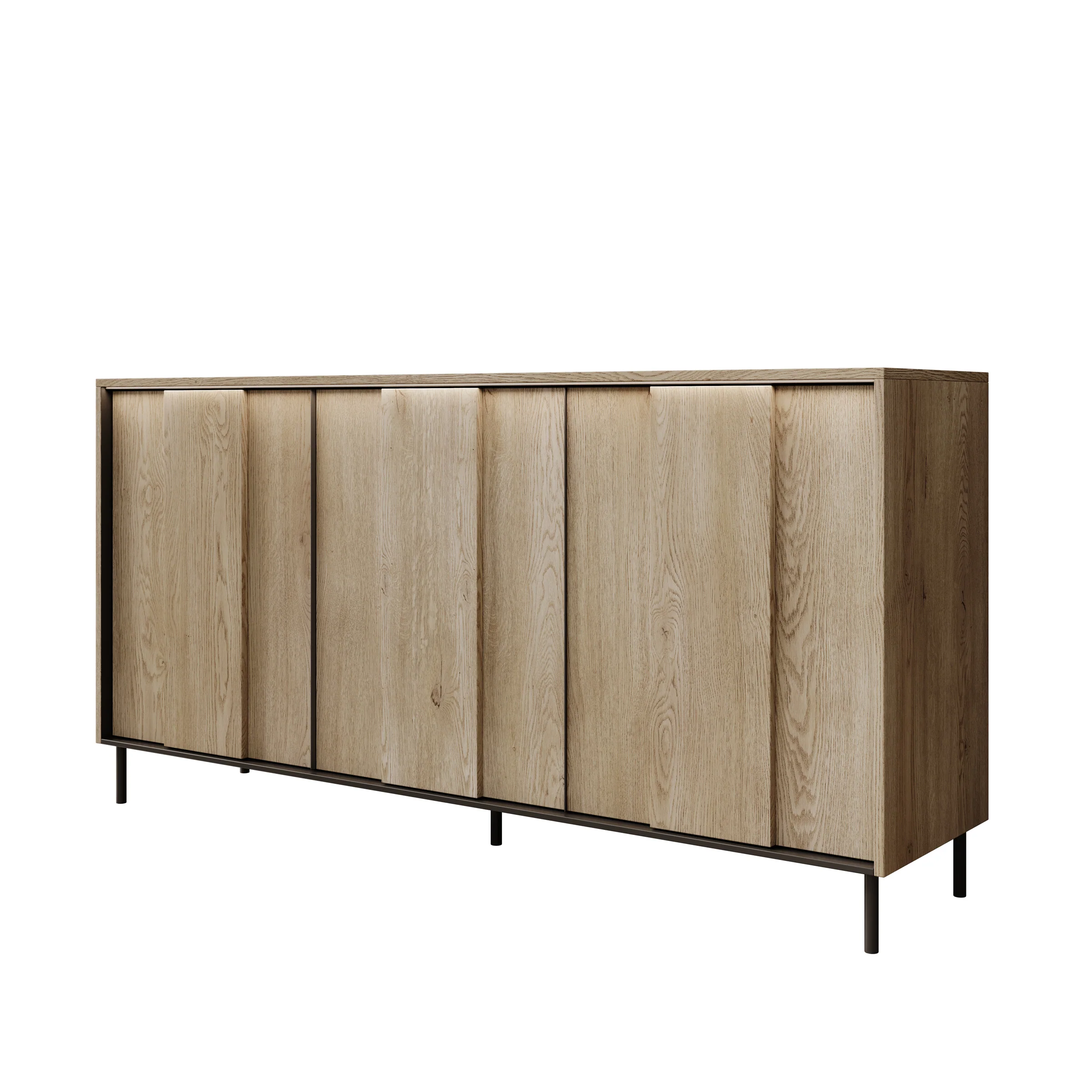 Tarello - Dressoir - Eikenpatroon - 167x41x84 cm - Image 6