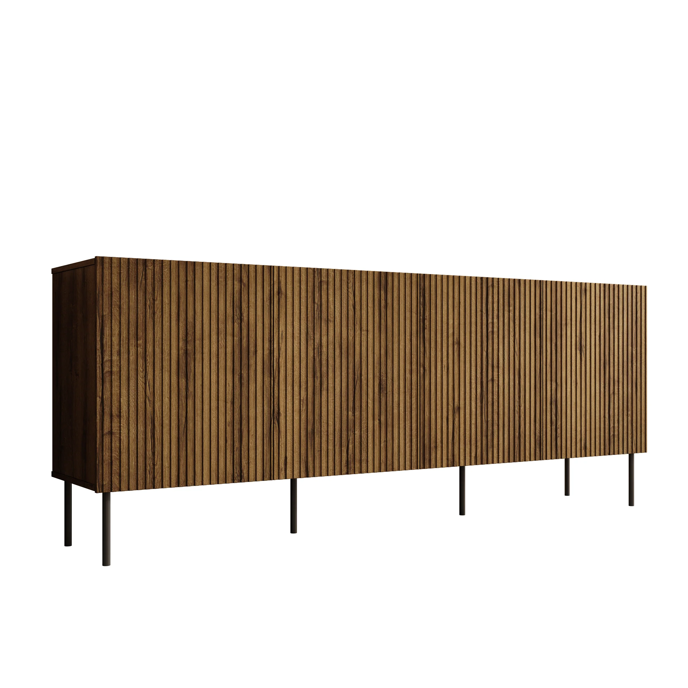 Tartagal - Dressoir - Donkerbruin/eiken - 200x42x81 cm - Image 6