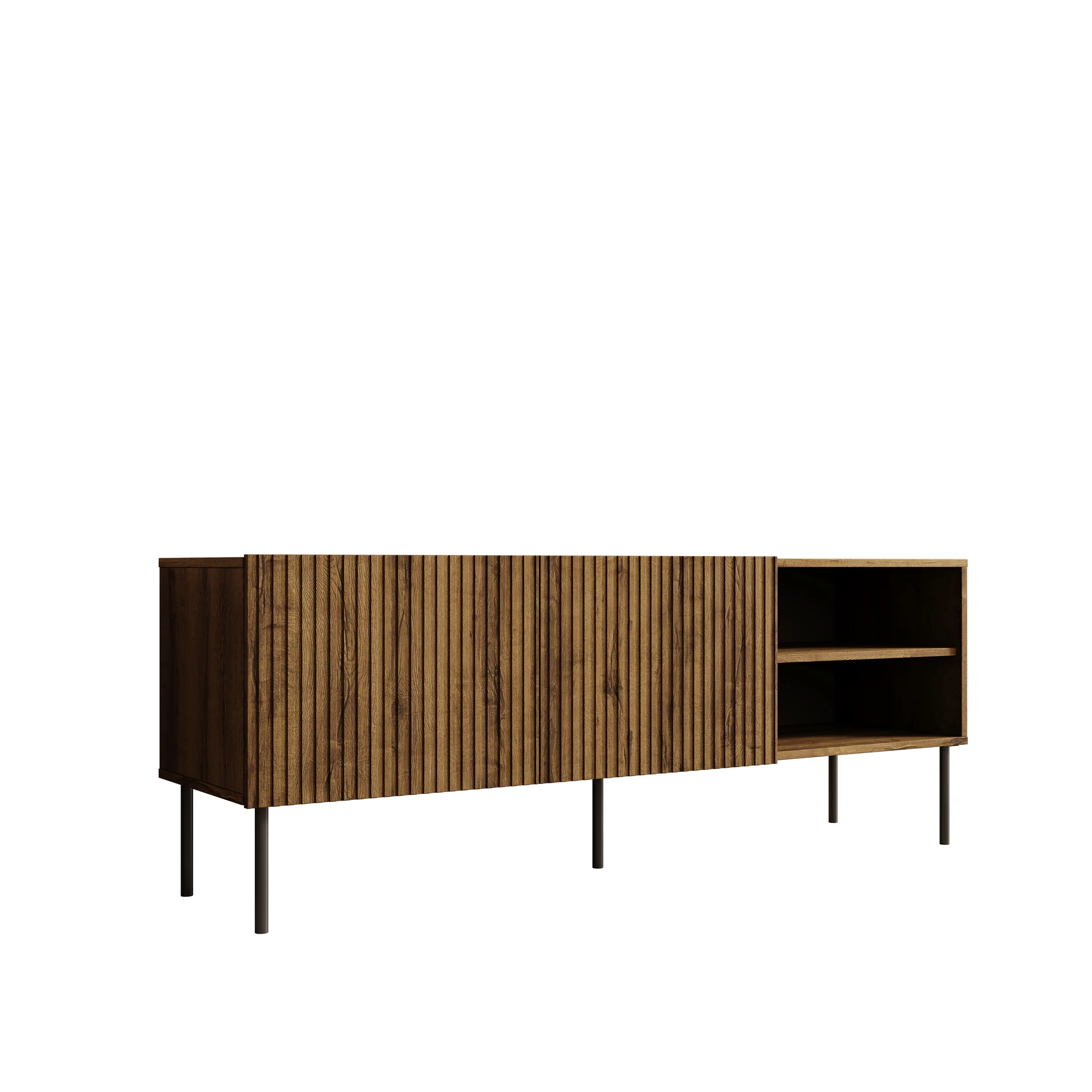 Tartagal - TV-Meubel - Donkerbruin eiken - 150x42x58 cm - Image 6