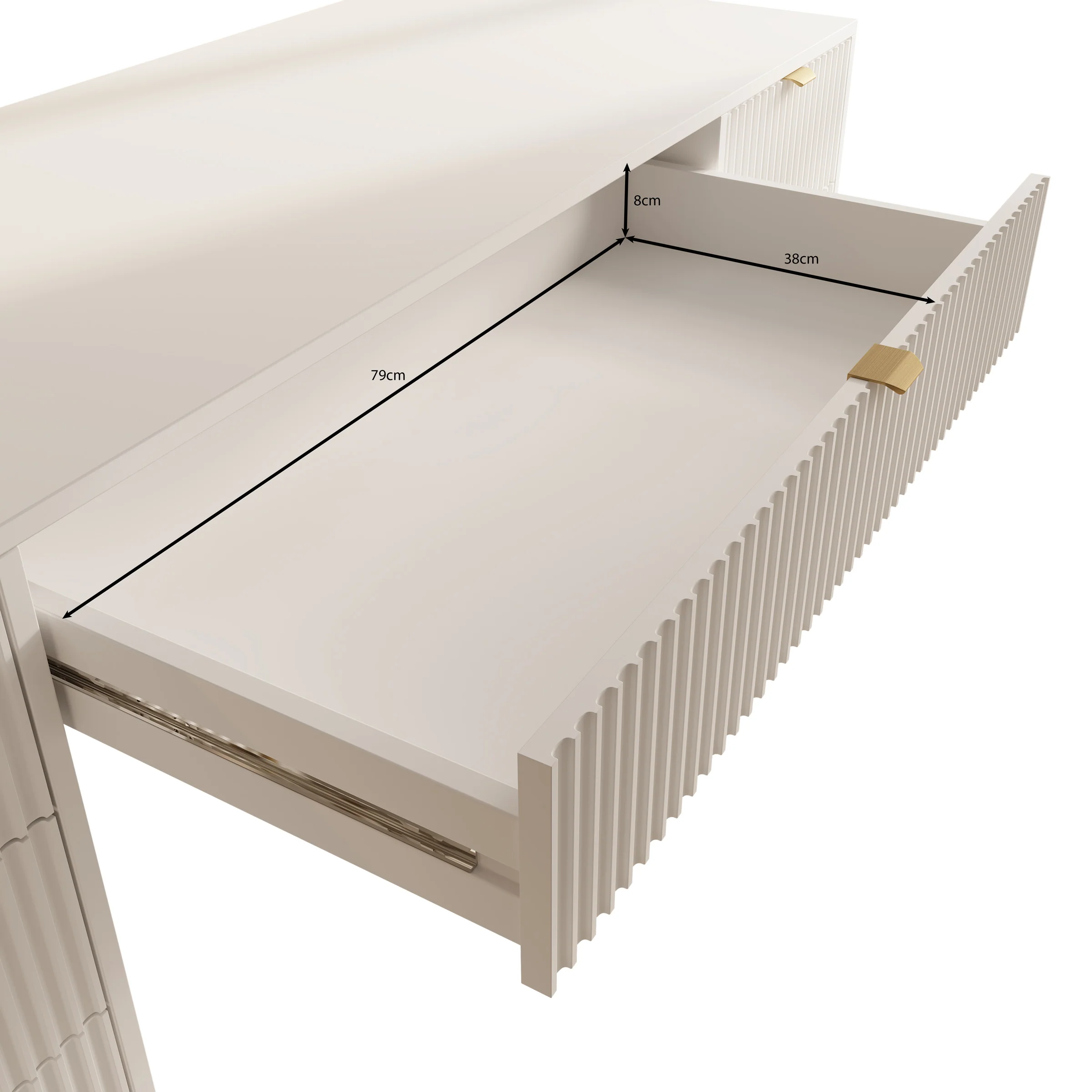 Tavares 2 - Bureau - Zwart - 154x55 cm - Image 7