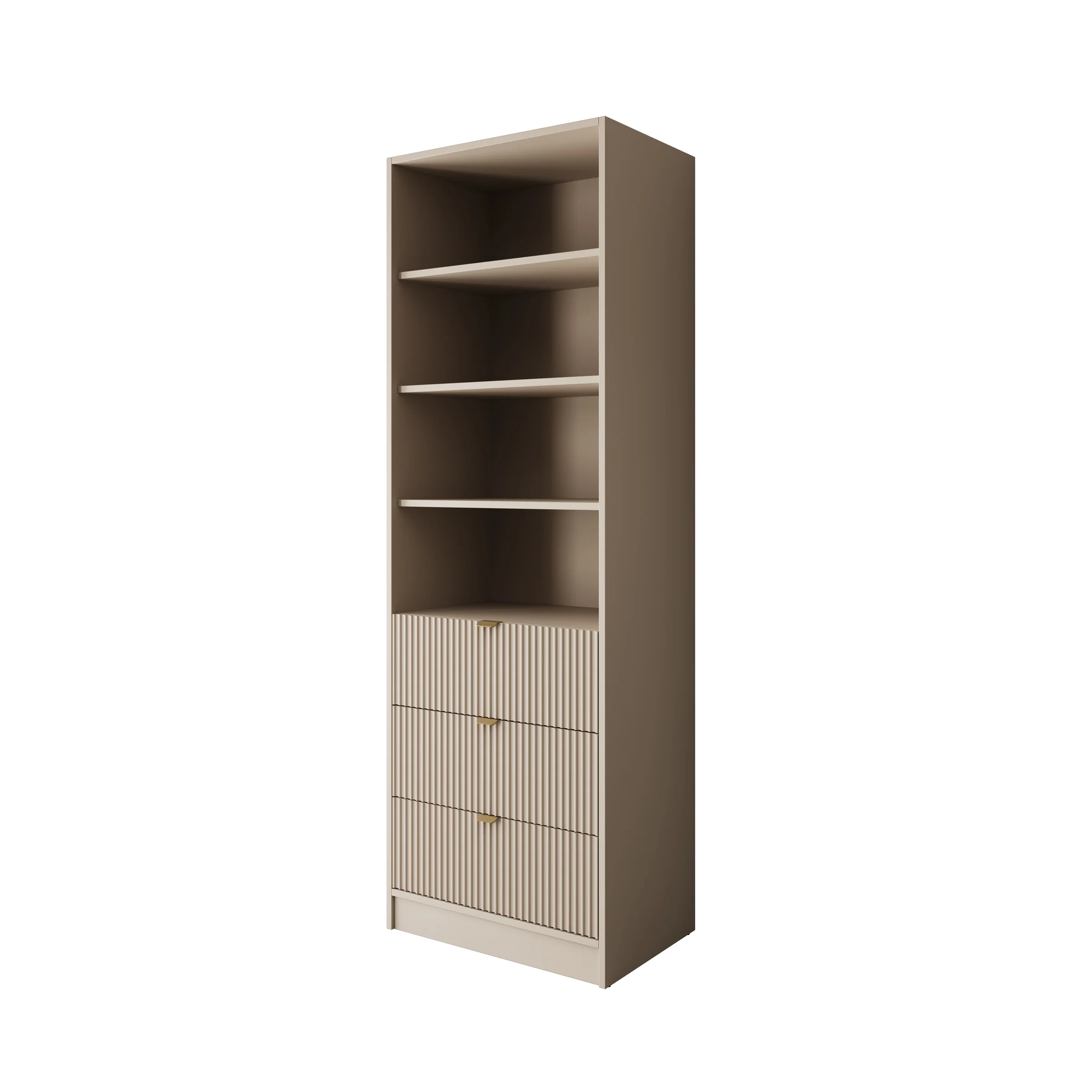 Tavares - Boekenkast - Beige - 60x40x180 cm - Image 7