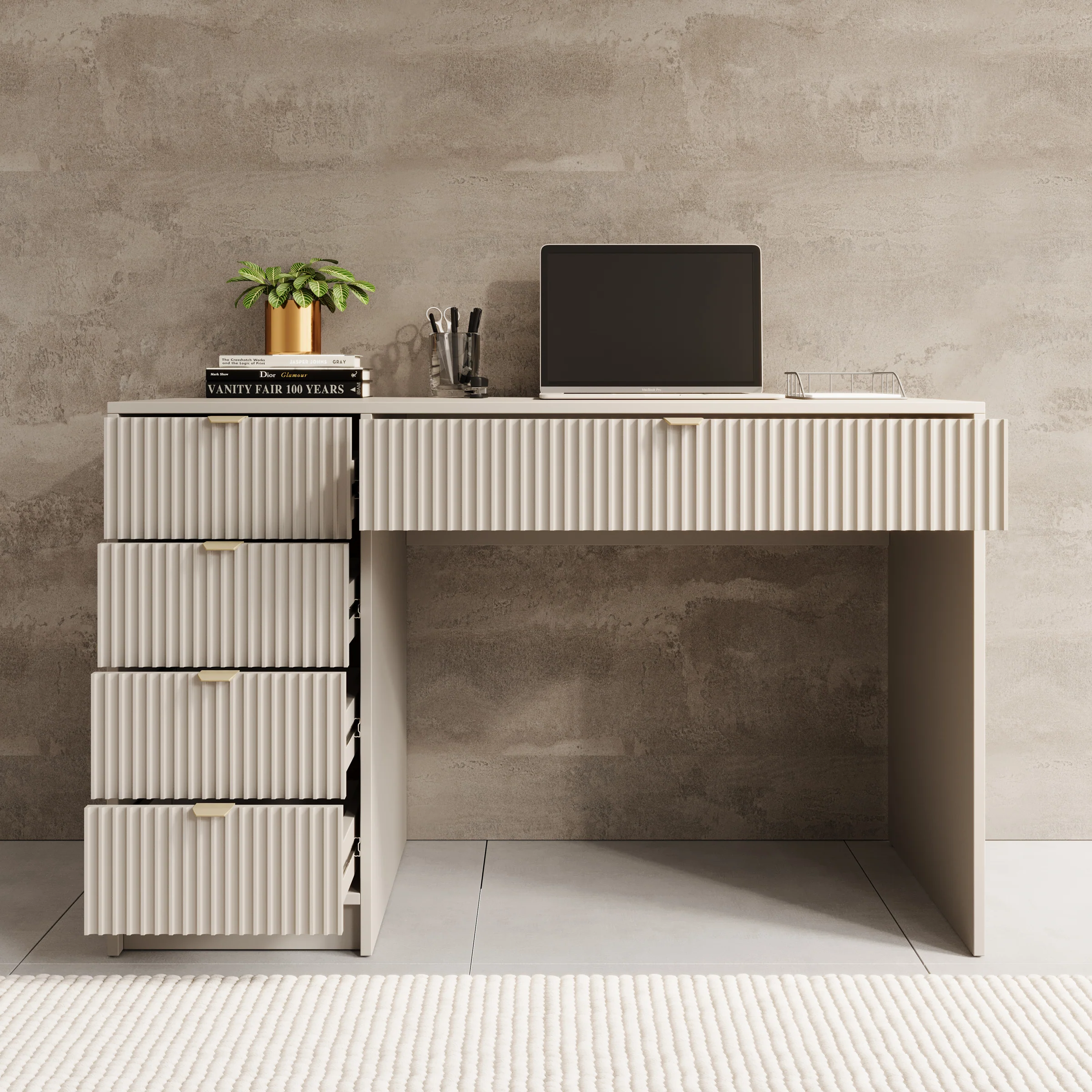 Tavares - Bureau - Beige - 120x55 cm - Image 2