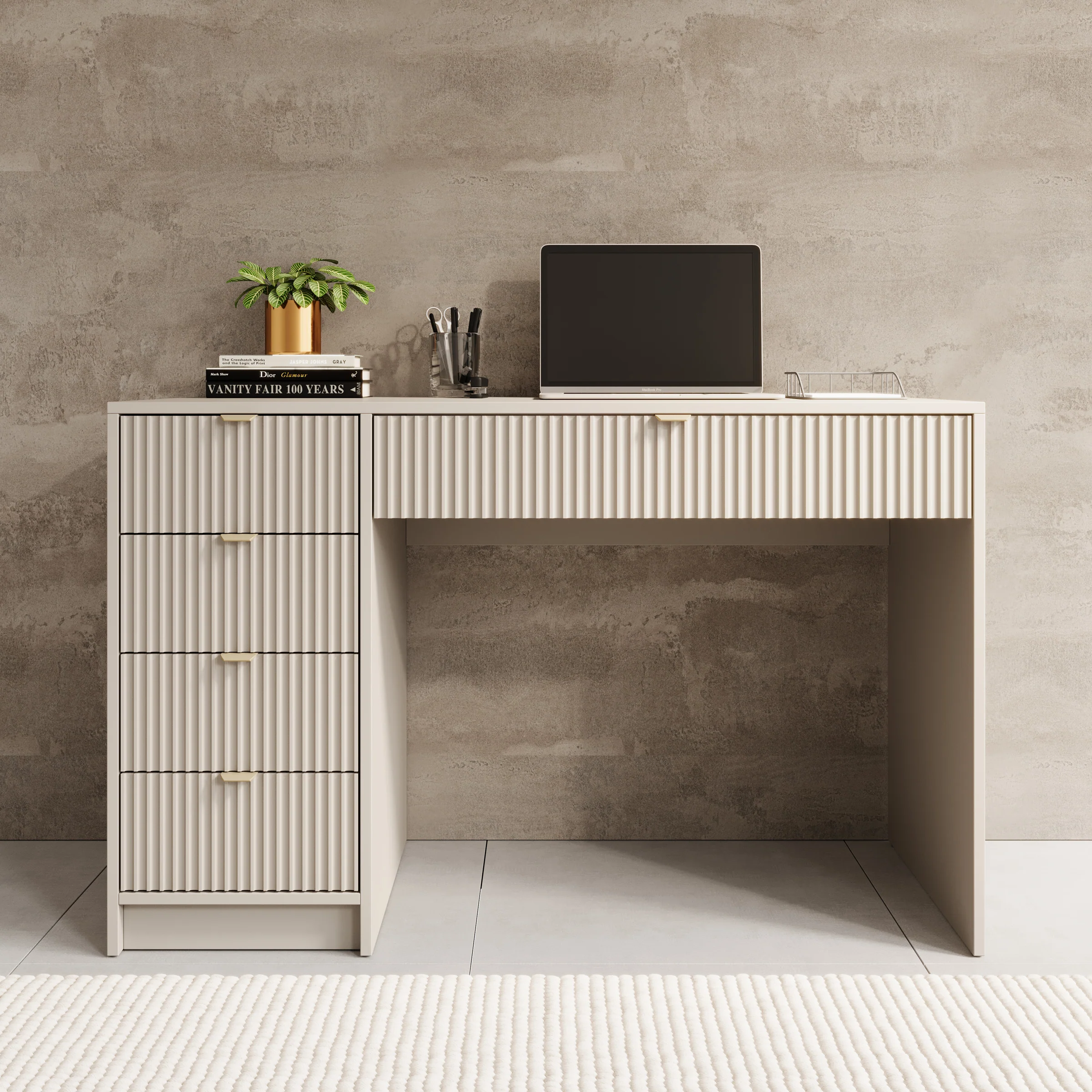 Tavares - Bureau - Beige - 120x55 cm - Image 3