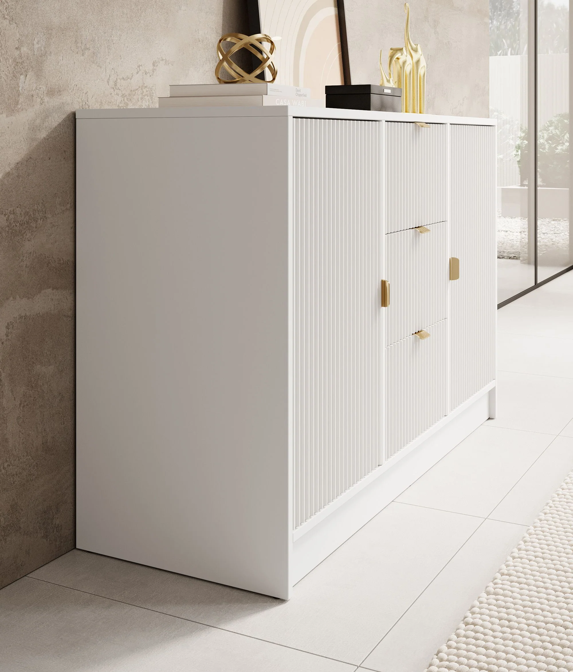 Tavares - Dressoir - Wit - 118x40x75 cm - Image 6