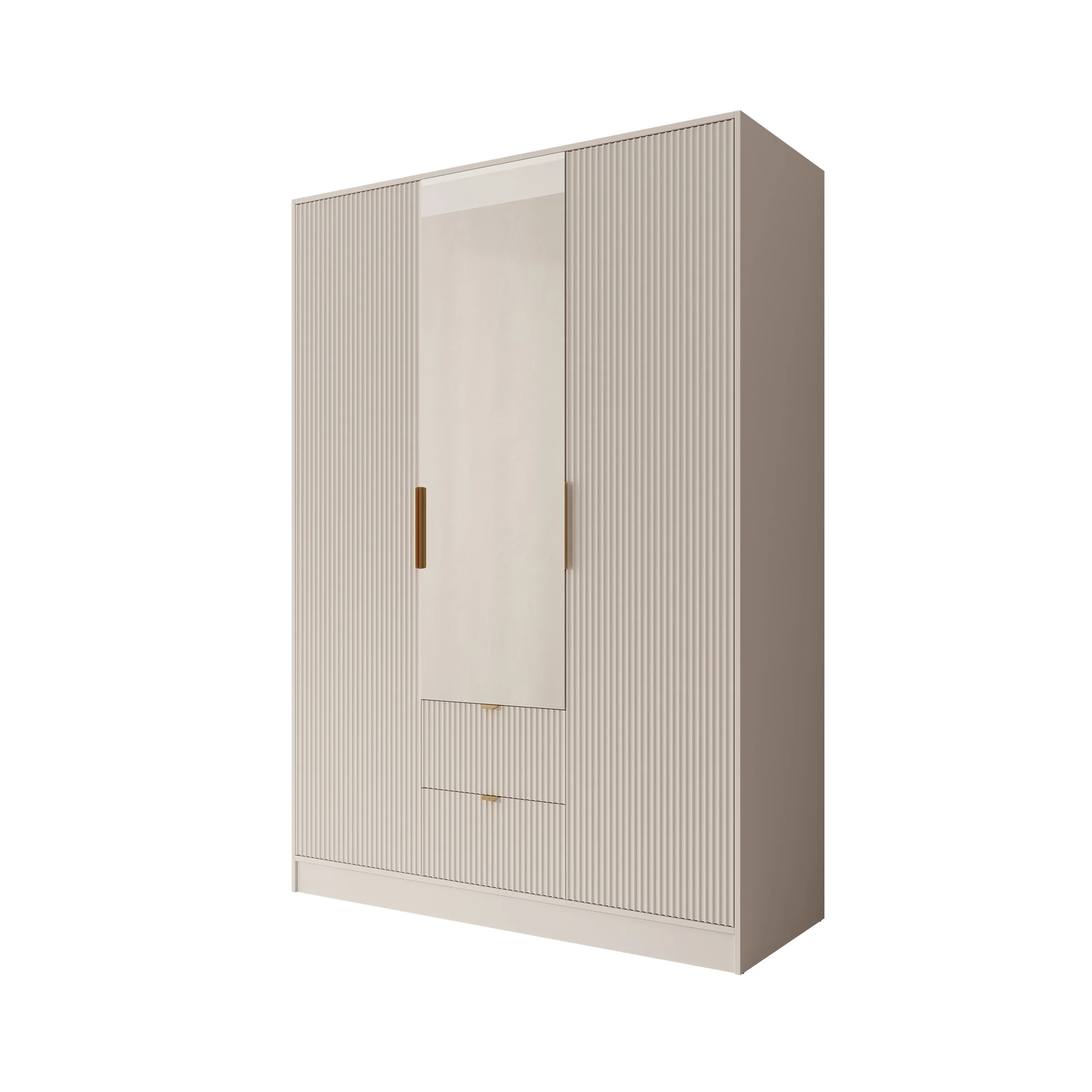 Tavares - Kledingkast 3 deurs - Wit - 151x60x216 cm - Image 6