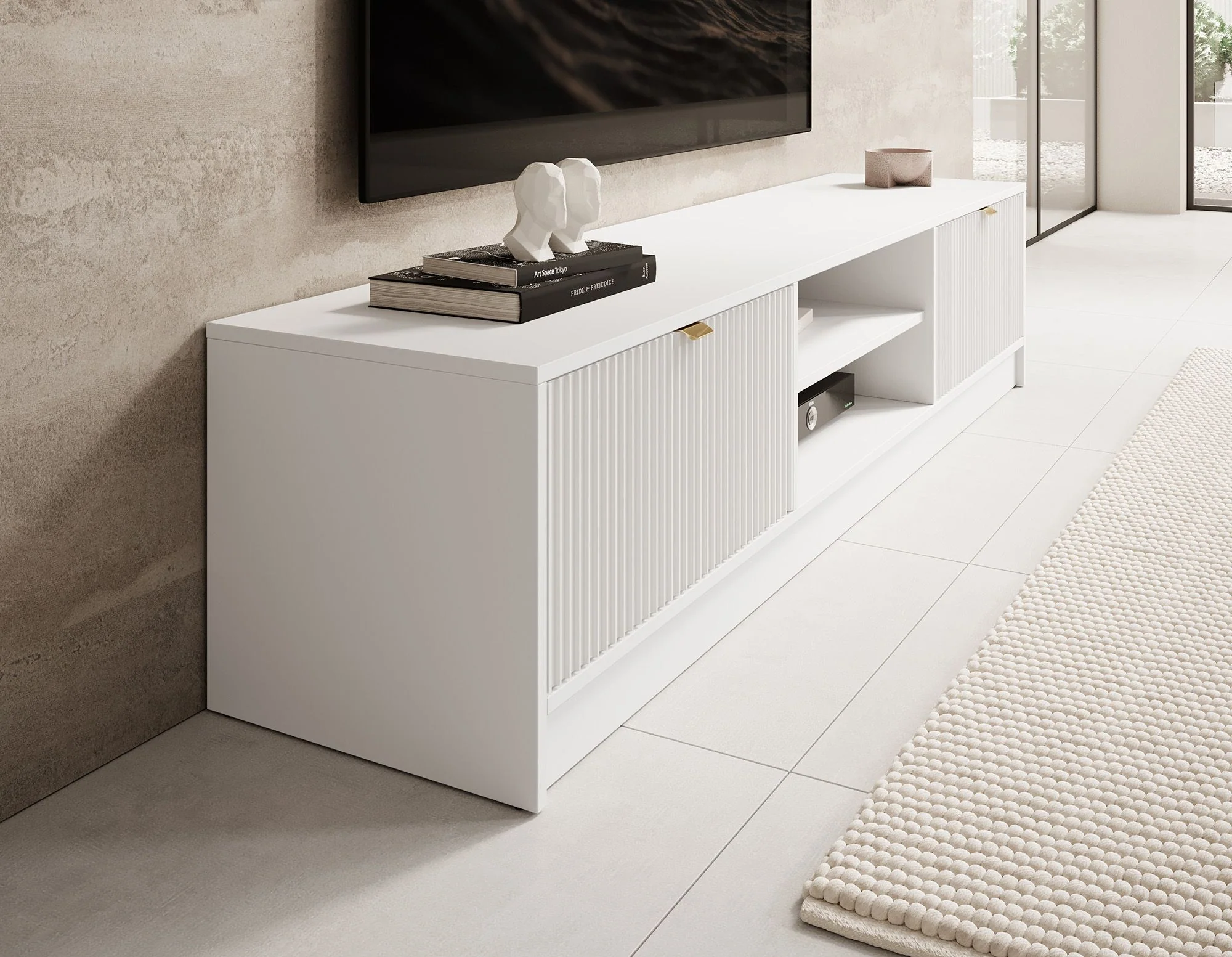 Tavares - TV-Meubel - Wit  - 180 cm - Image 4