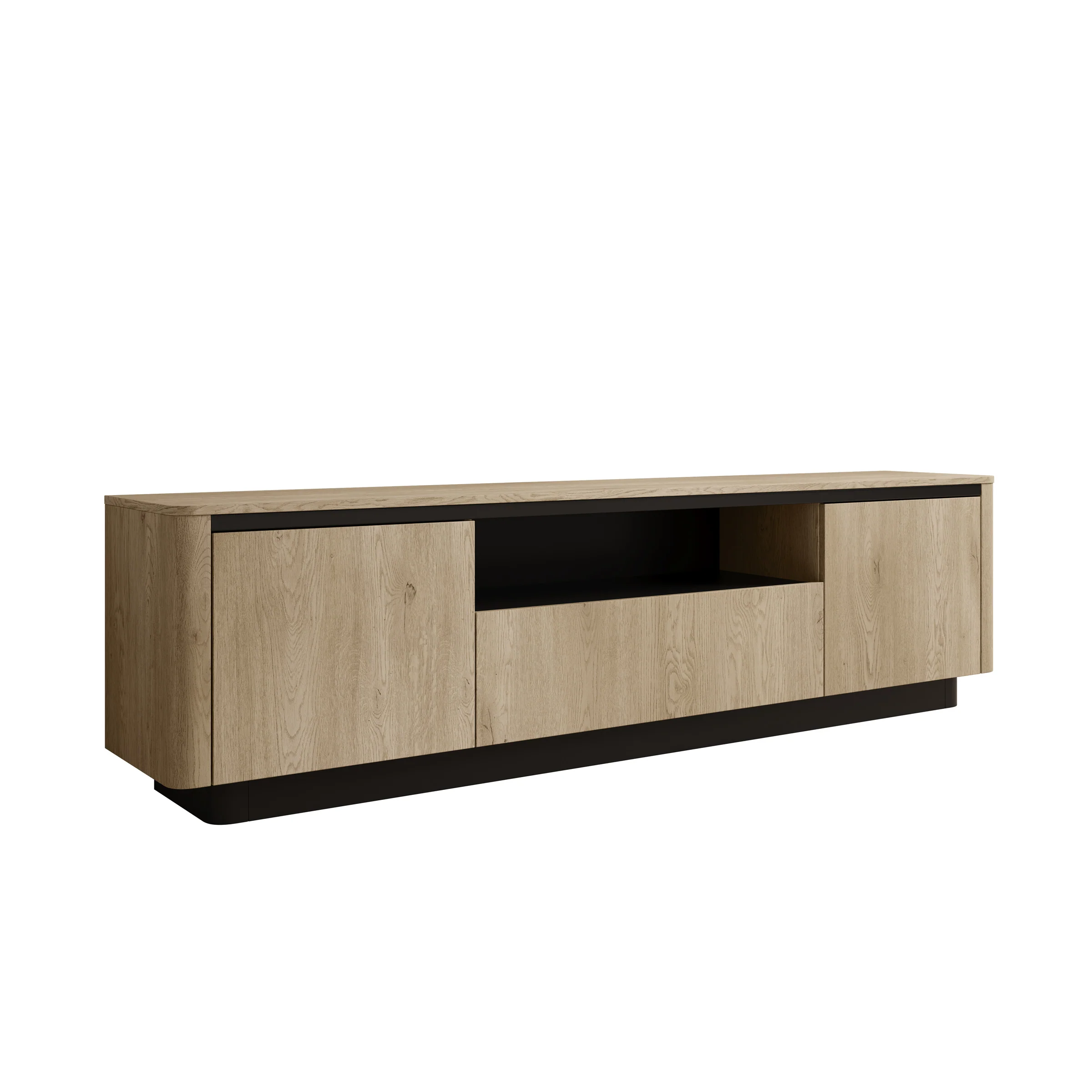Taywan - TV-Meubel - Eiken - 200x38x55 cm - Image 7