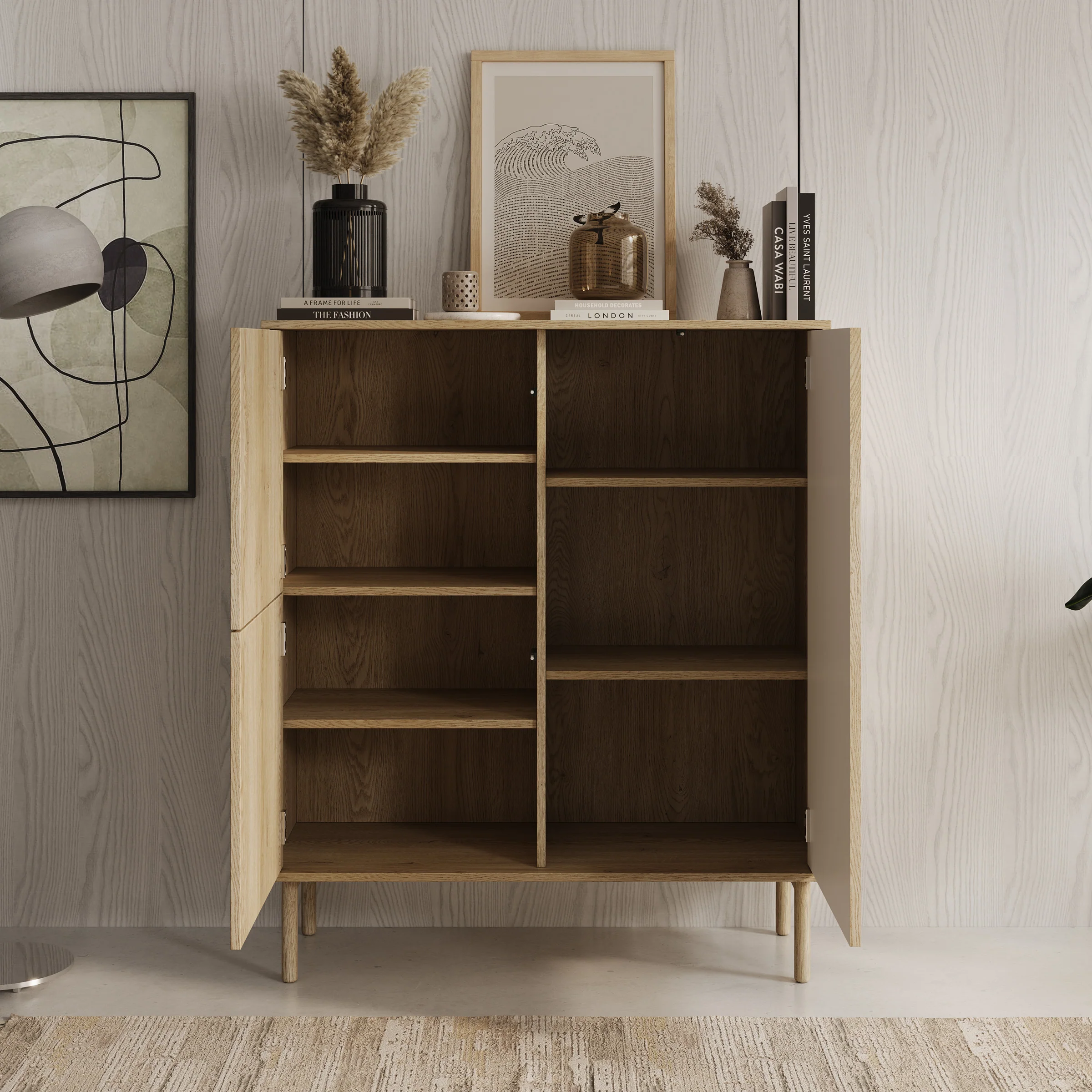 Tenerife - Dressoir - Eiken - 104x40x122 cm - Image 2