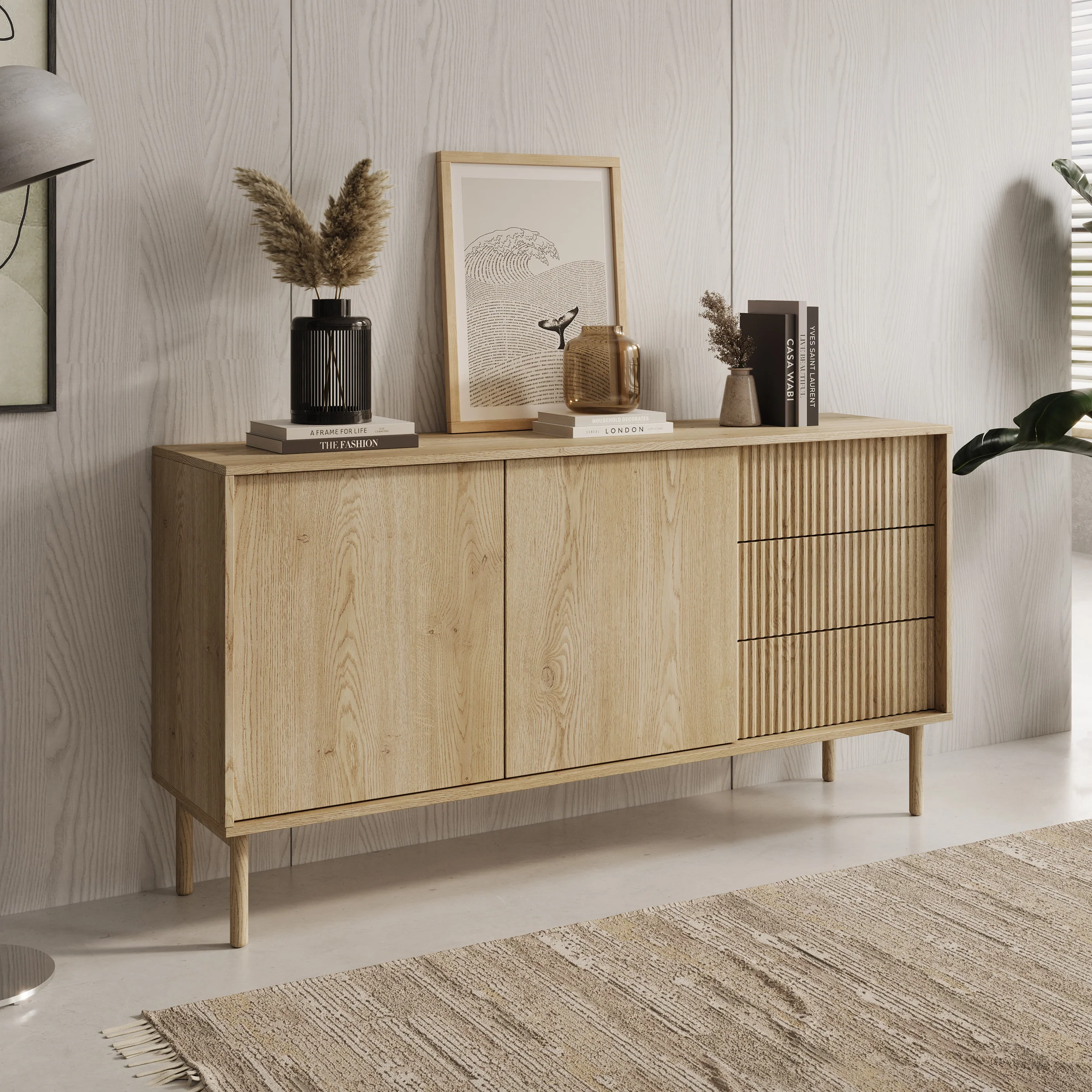 Tenerife - Dressoir - Eiken - 154x40x80 cm