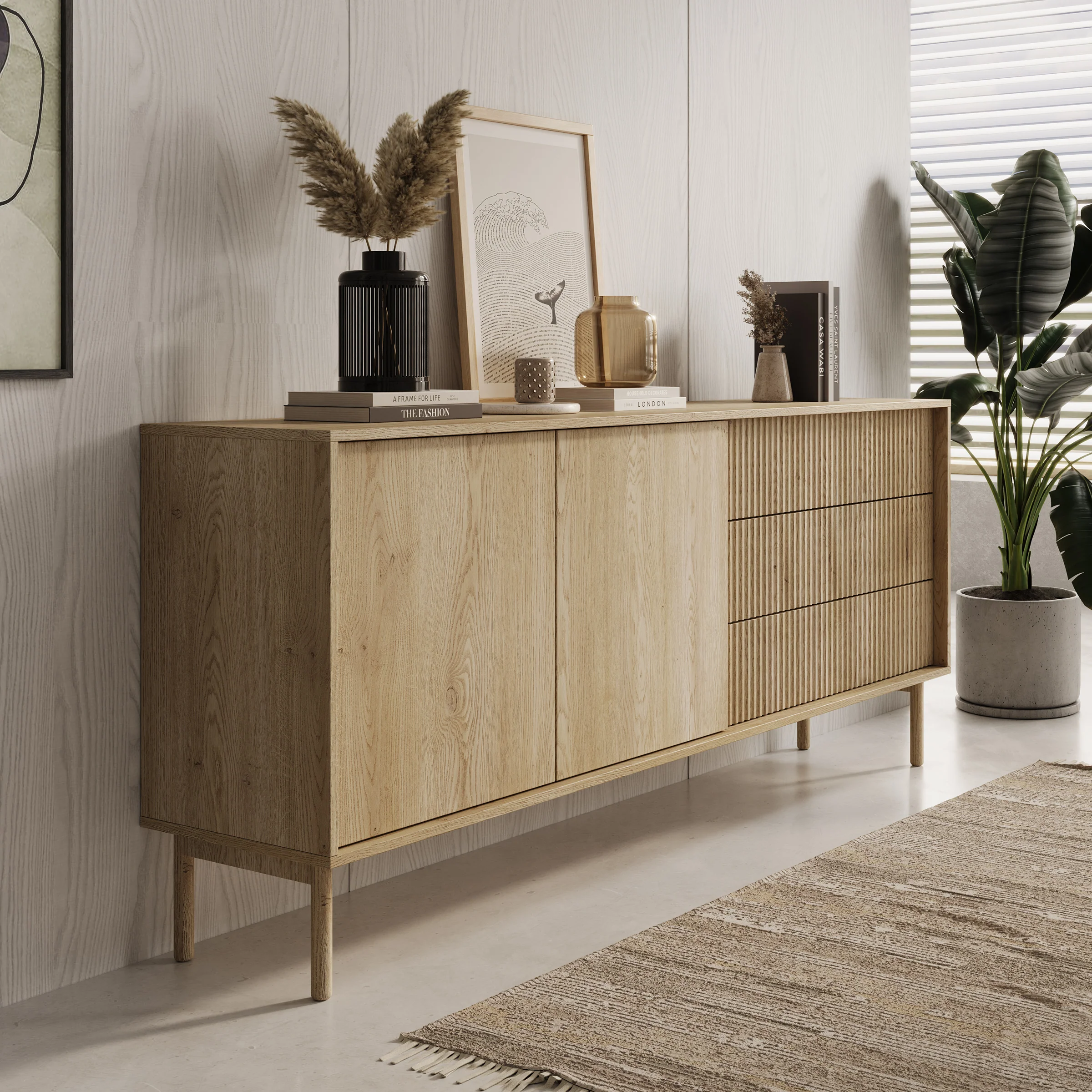 Tenerife - Dressoir - Eiken - 187x40x80 cm - Image 4