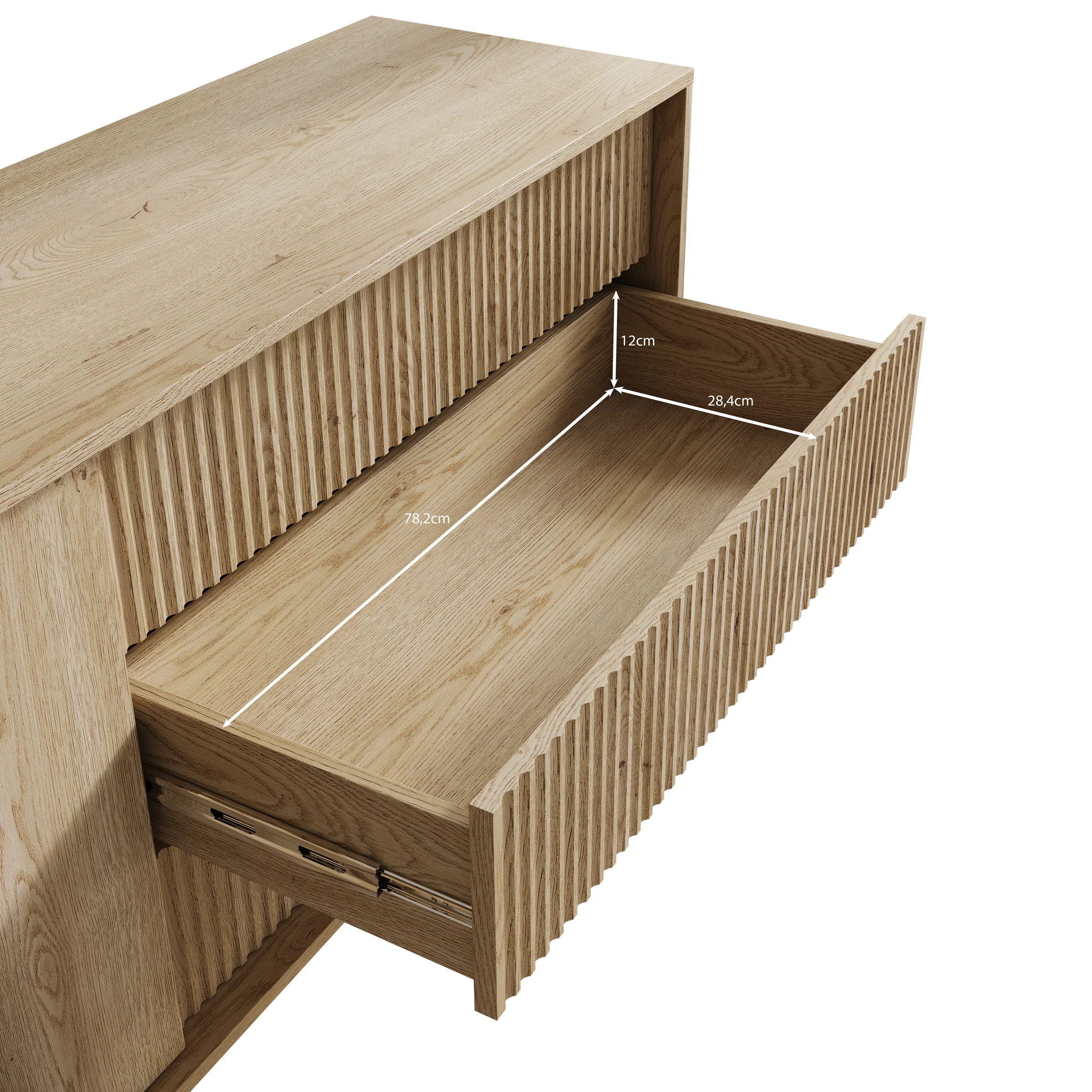 Tenerife - Dressoir - Eiken - 187x40x80 cm - Image 6