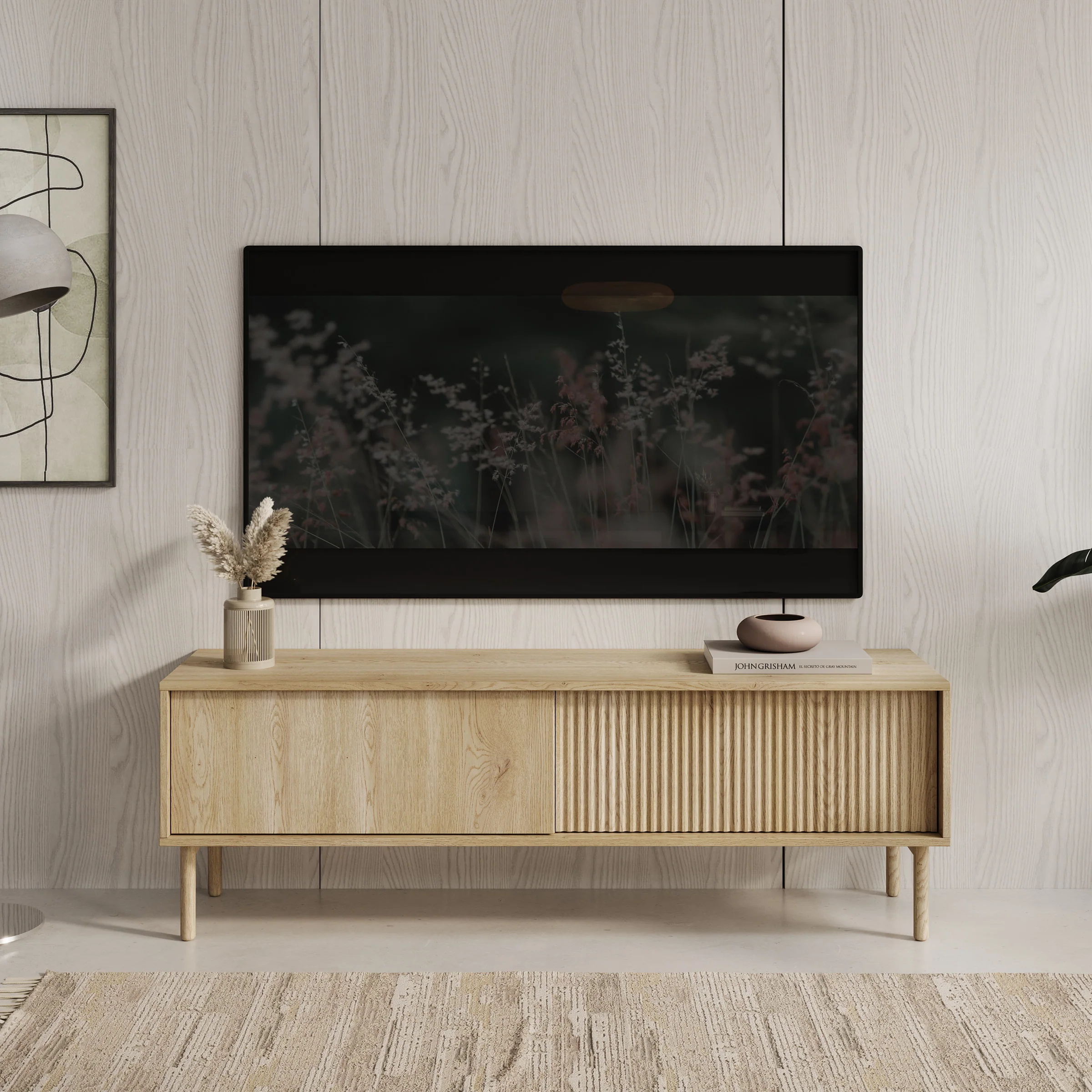Tenerife - TV-Meubel - Eiken - 154x40x55 cm - Image 3