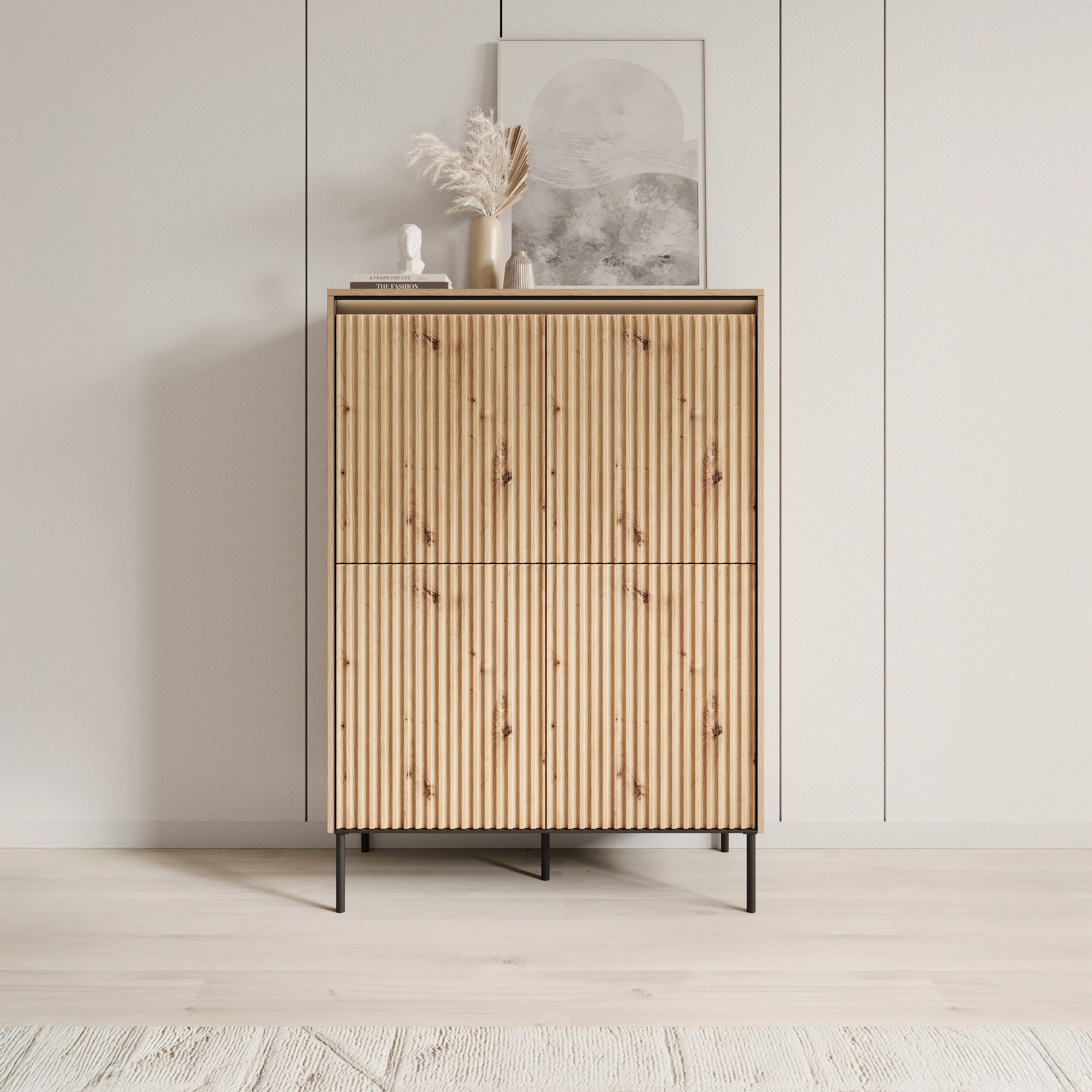 Timoteo - Dressoir - Eiken - 98x40x140 cm - Image 3
