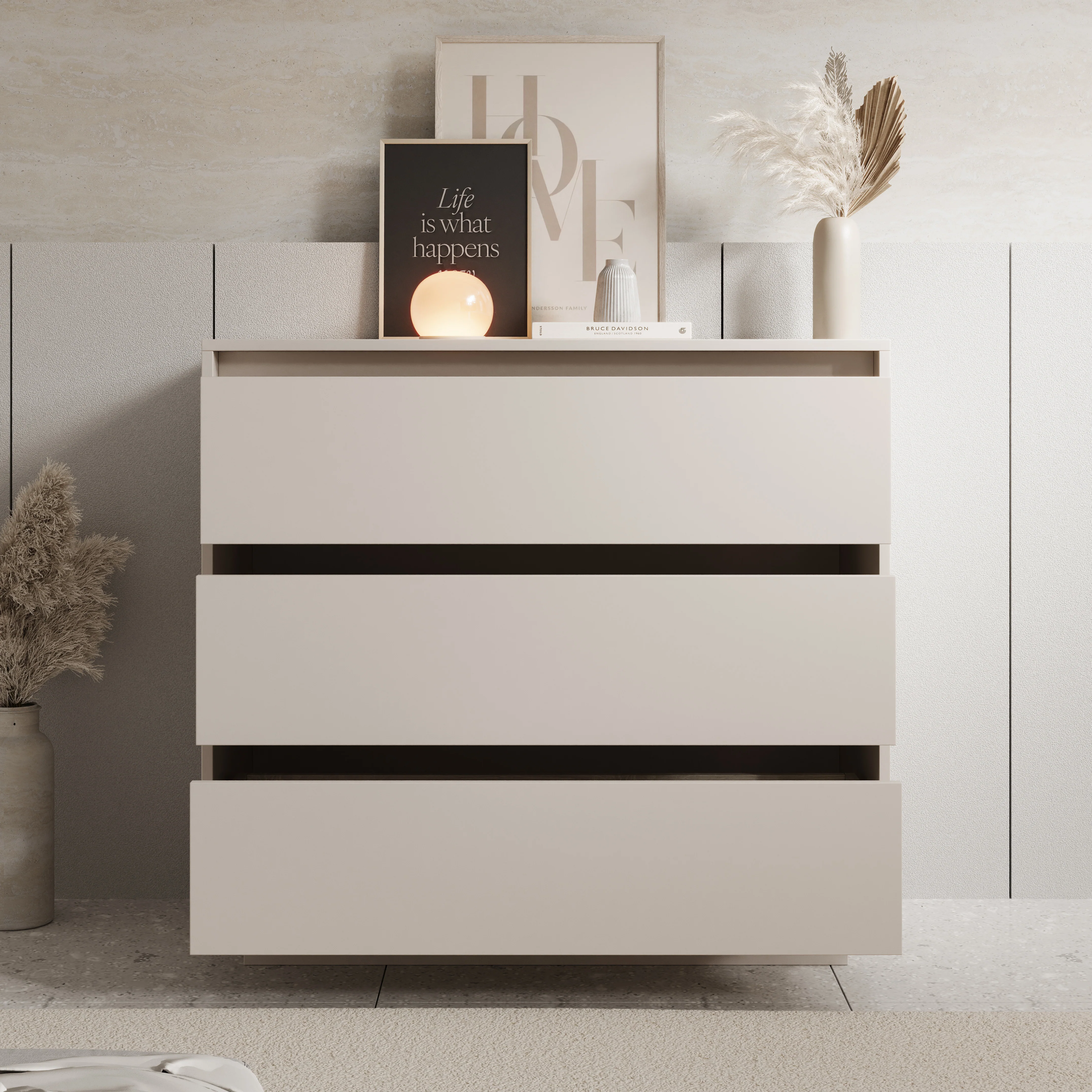 Tivaro - Ladekast - Beige - 94x41x87 cm - Image 2