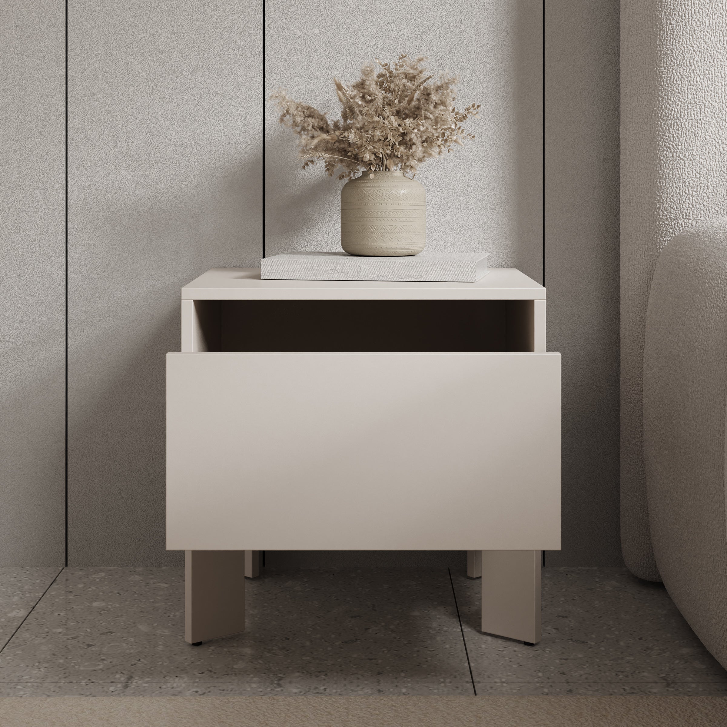 Tivaro - Nachtkastje - Beige - 48x41x48 cm - Image 2