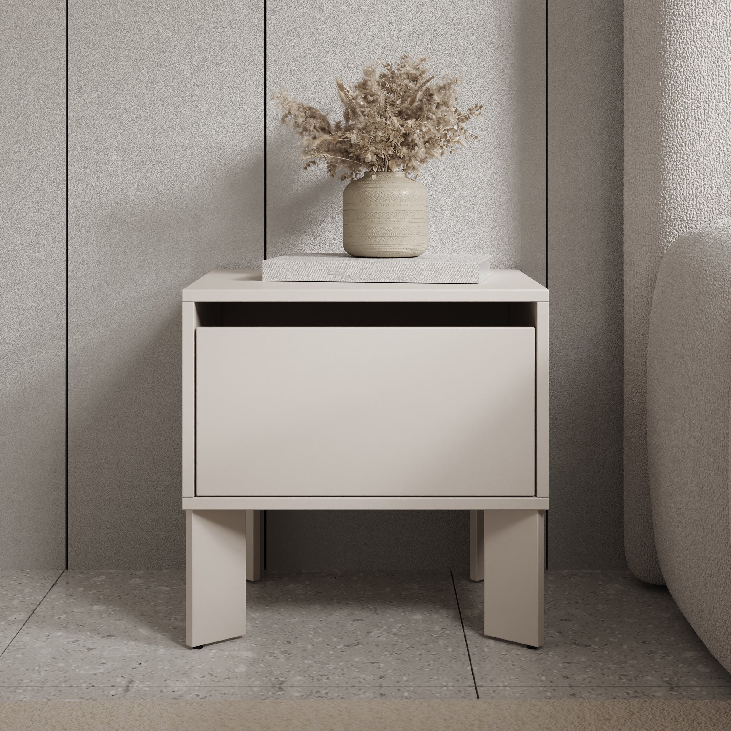 Tivaro - Nachtkastje - Beige - 48x41x48 cm - Image 3
